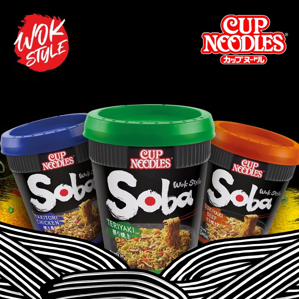NISSIN Soba Wok Style Classic Flavoured Instant Noodles, 90 g 7