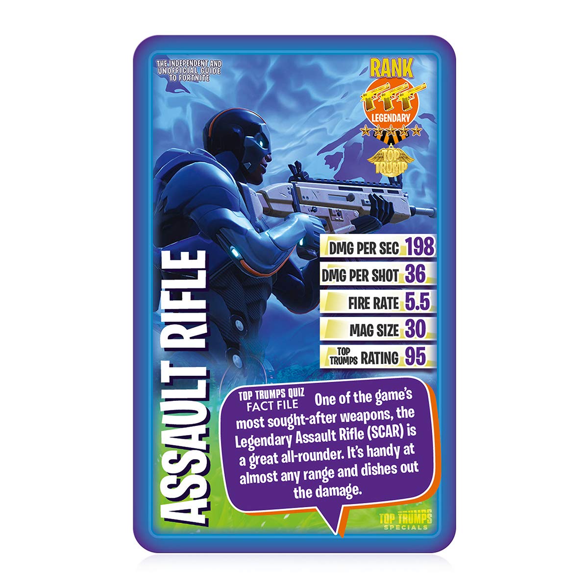 Top Trumps The Independent and Unofficial Guide to Fortnite Card Game - 33 Cards | Multicolor