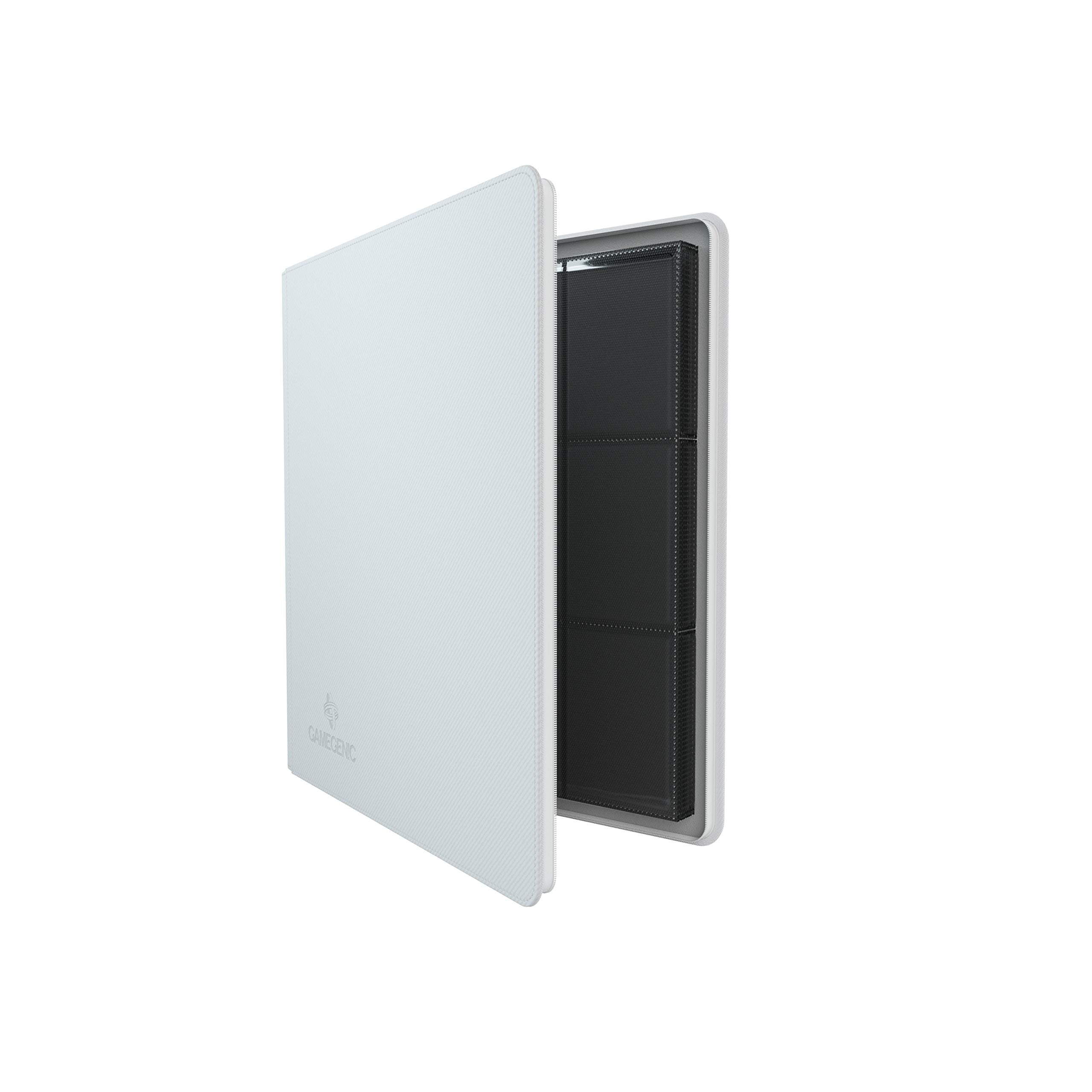 Gamegenic Zip-Up Album - 480 Card Capacity | Side-Loading Pockets | Rigid Cover | White 2