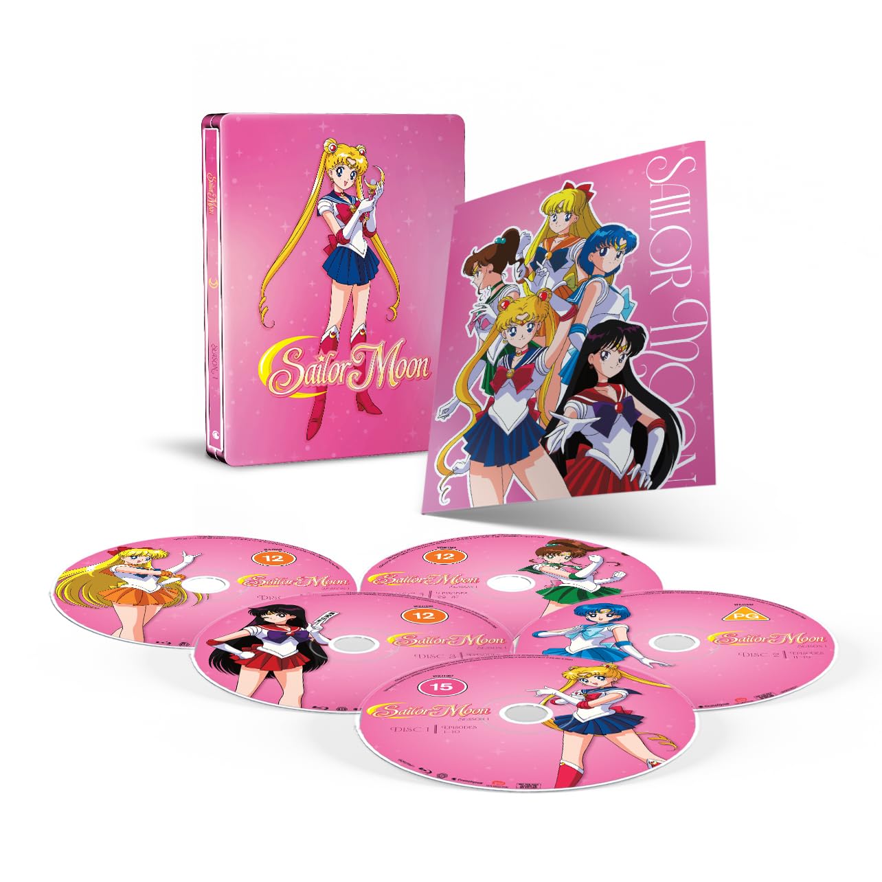 Sailor Moon - Season 1 Limited Edition SteelBook [Blu-ray] [Region B] 3