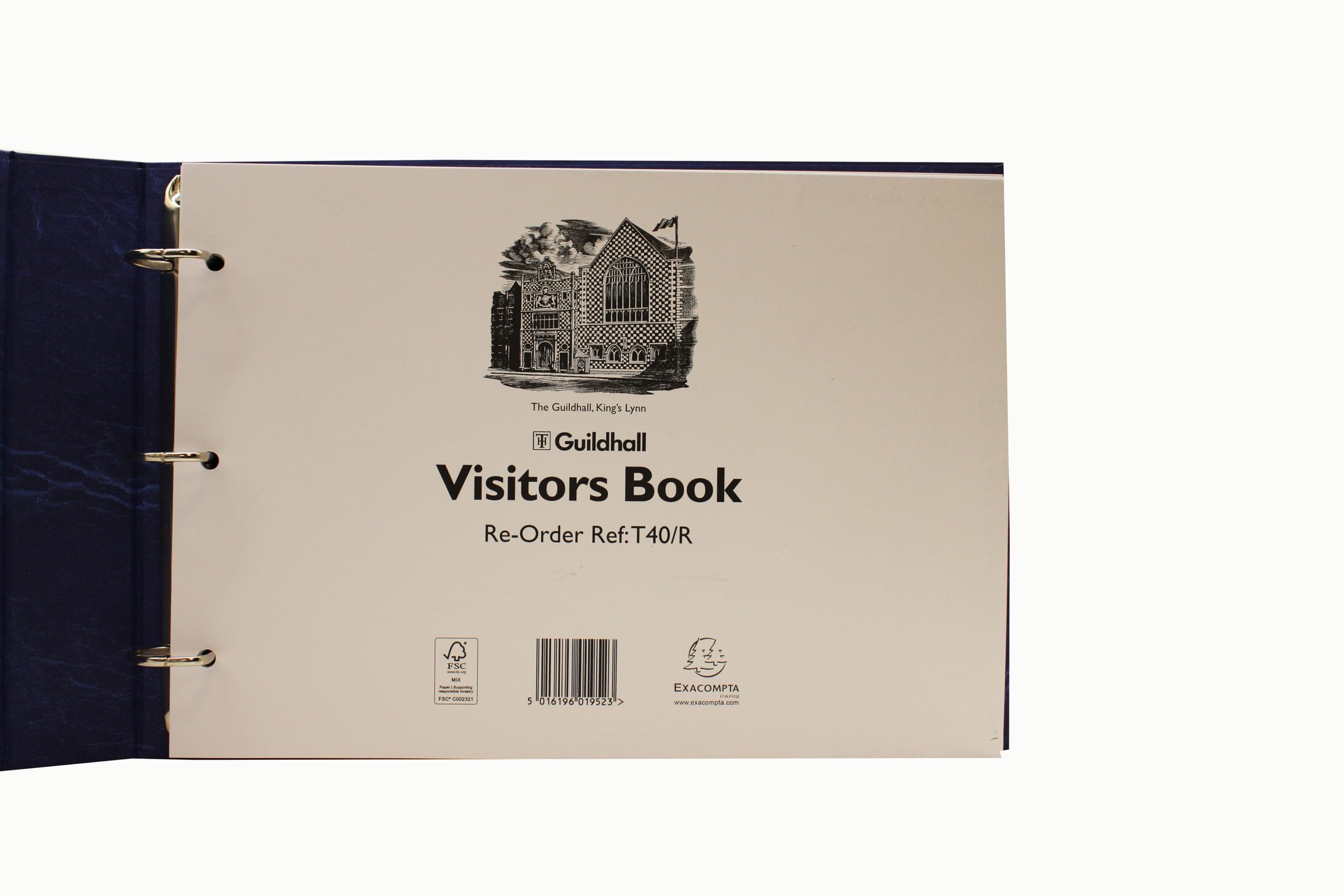 Guildhall Loose-Leaf Visitors Book Refill Sheets | A4 Size | 50 Sheets 4