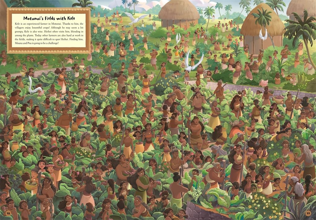 Studio Press Where's Moana?: A Disney Moana Search and Find Activity Book | Ages 5+ | 40 Pages 5