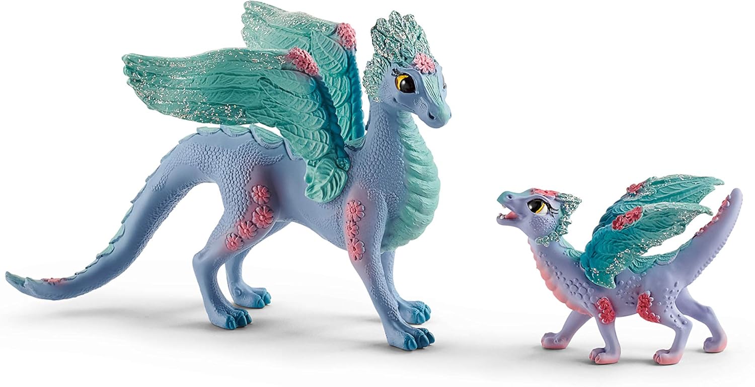 Schleich 70592 Flower Dragon and Child Bayala - Fantasy Playset for Kids