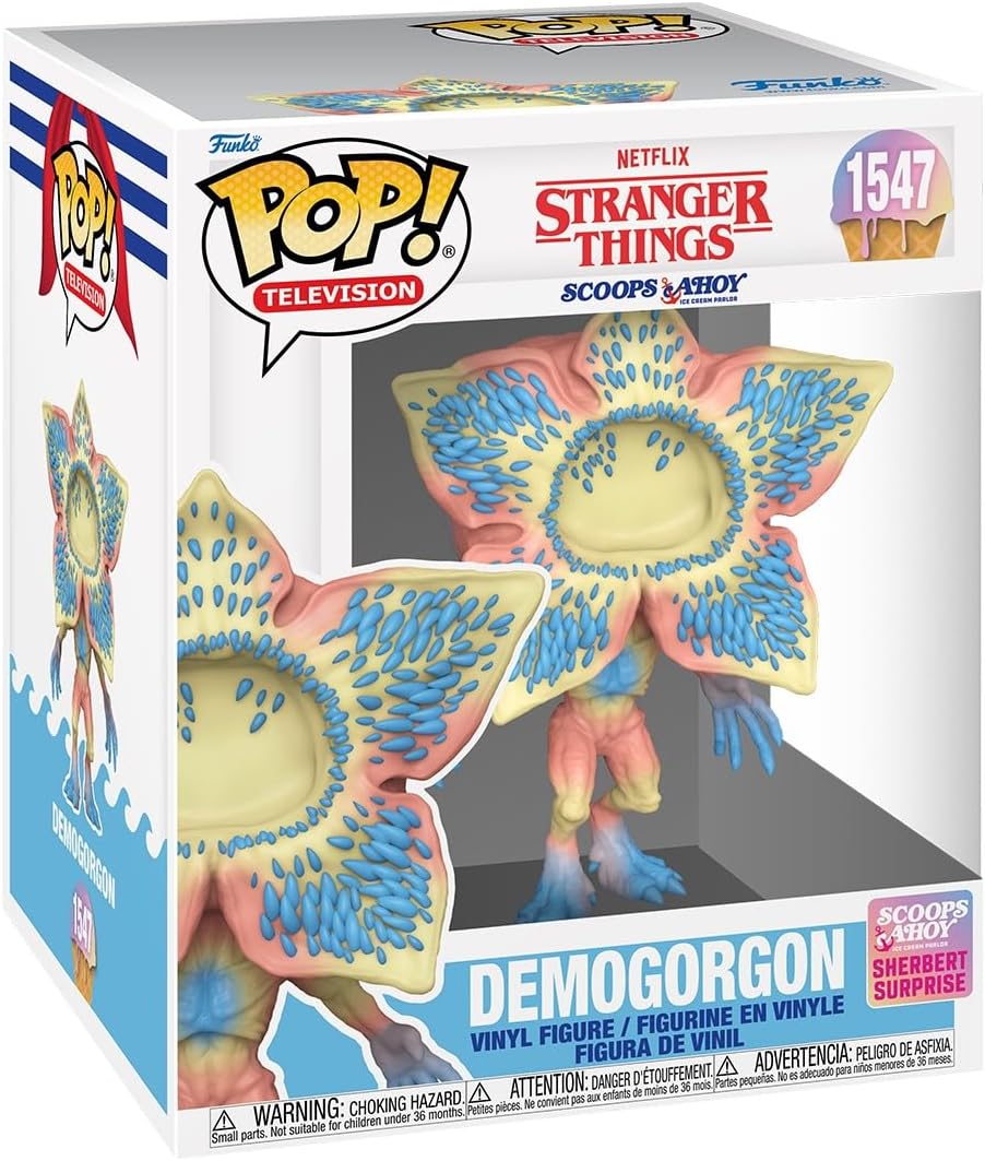 Funko Pop! Super Stranger Things - Demogorgon Vinyl Figure (Scoops Ahoy Edition)