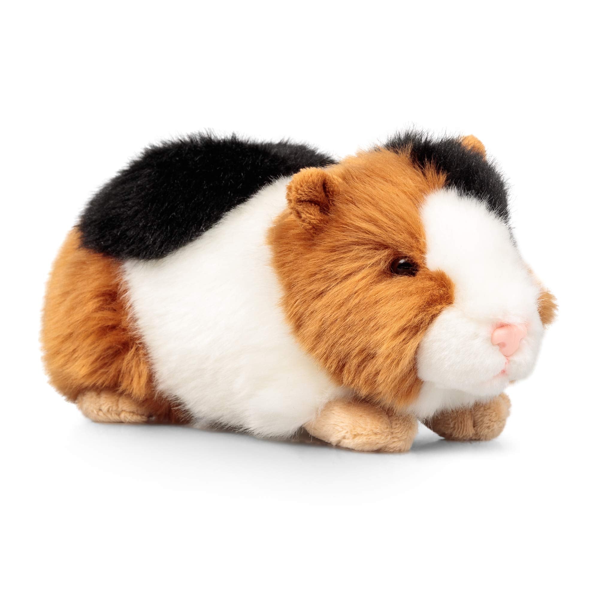 Animigos World of Nature Plush Guinea Pig - Realistic Soft Toy with Educational Booklet