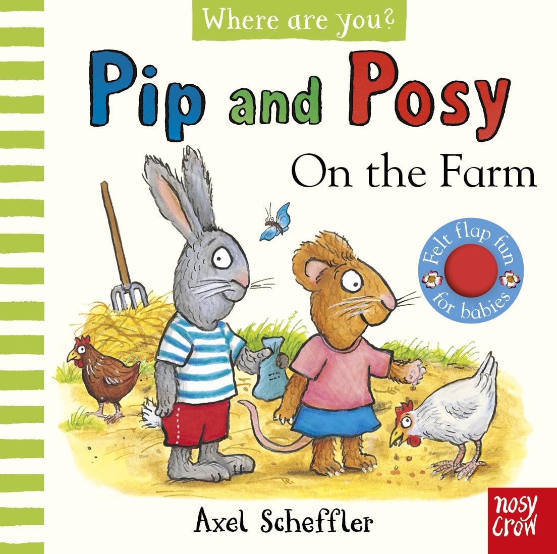 Nosy Crow Pip and Posy: Where are you? On the Farm | Board Book | Lift-the-Flap | Ages Baby - 3 Years 1