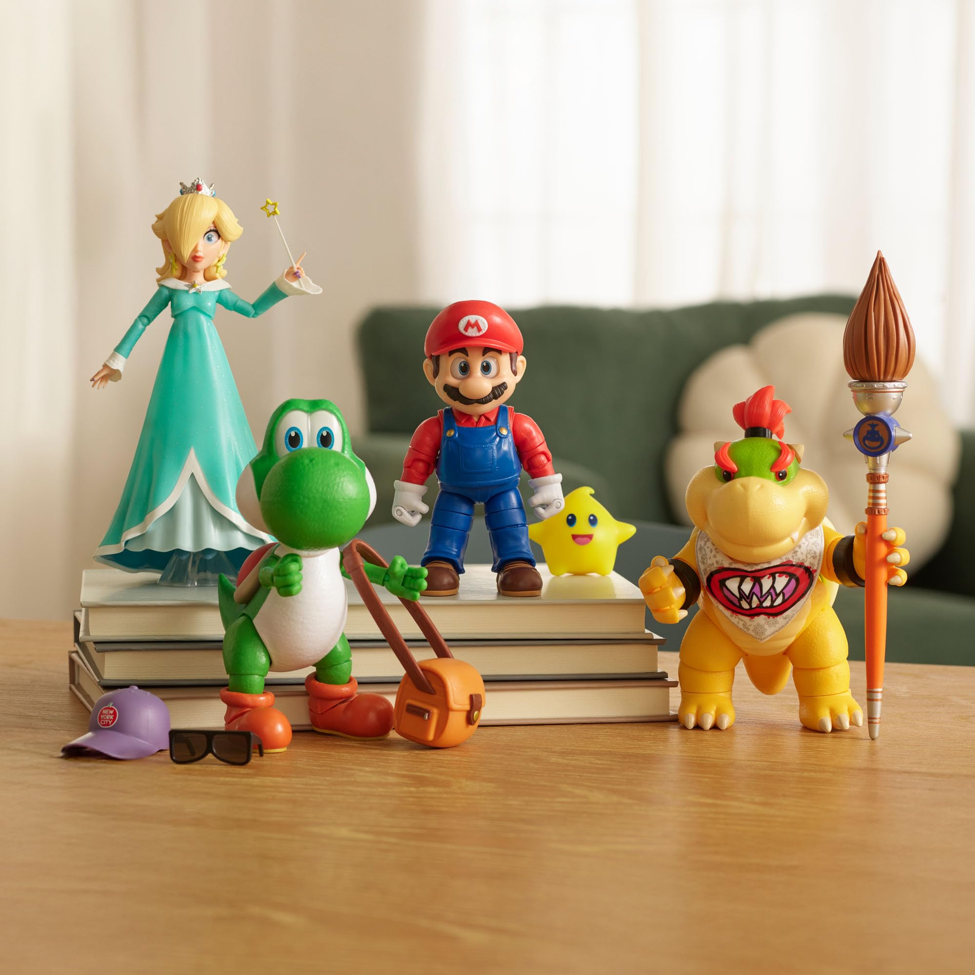Jakks Pacific Super Mario Galaxy Movie Bowser Jr. Action Figure | 5-inch | 17 Points of Articulation