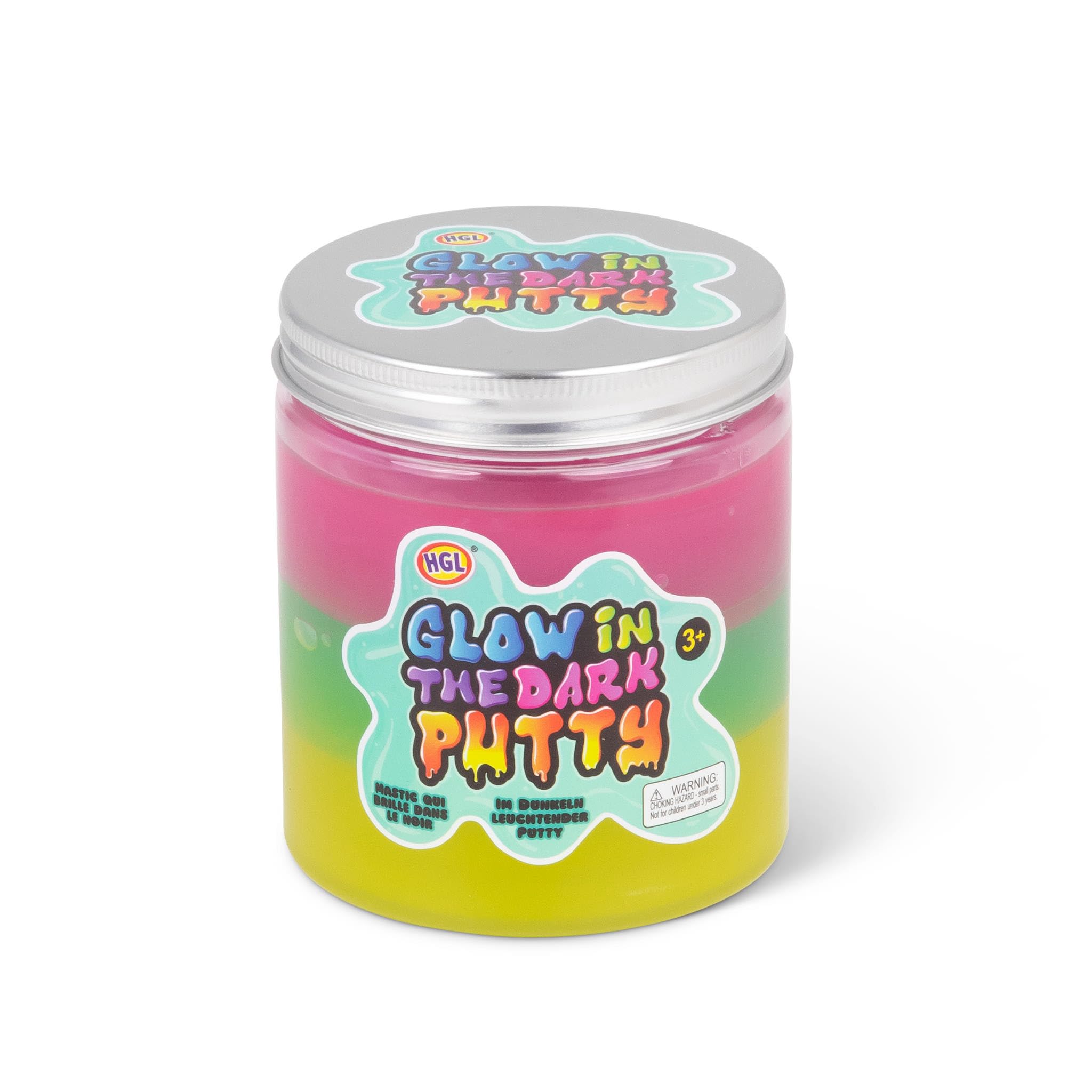 HGL Glow in the Dark Putty - Rainbow Colour Changing Sensory Toy for Kids