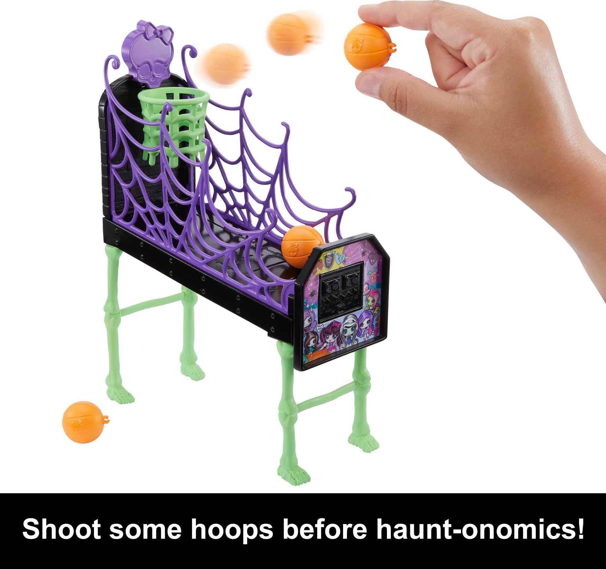 Monster High Student Lounge Playset with Doll House Furniture and Themed Accessories 12