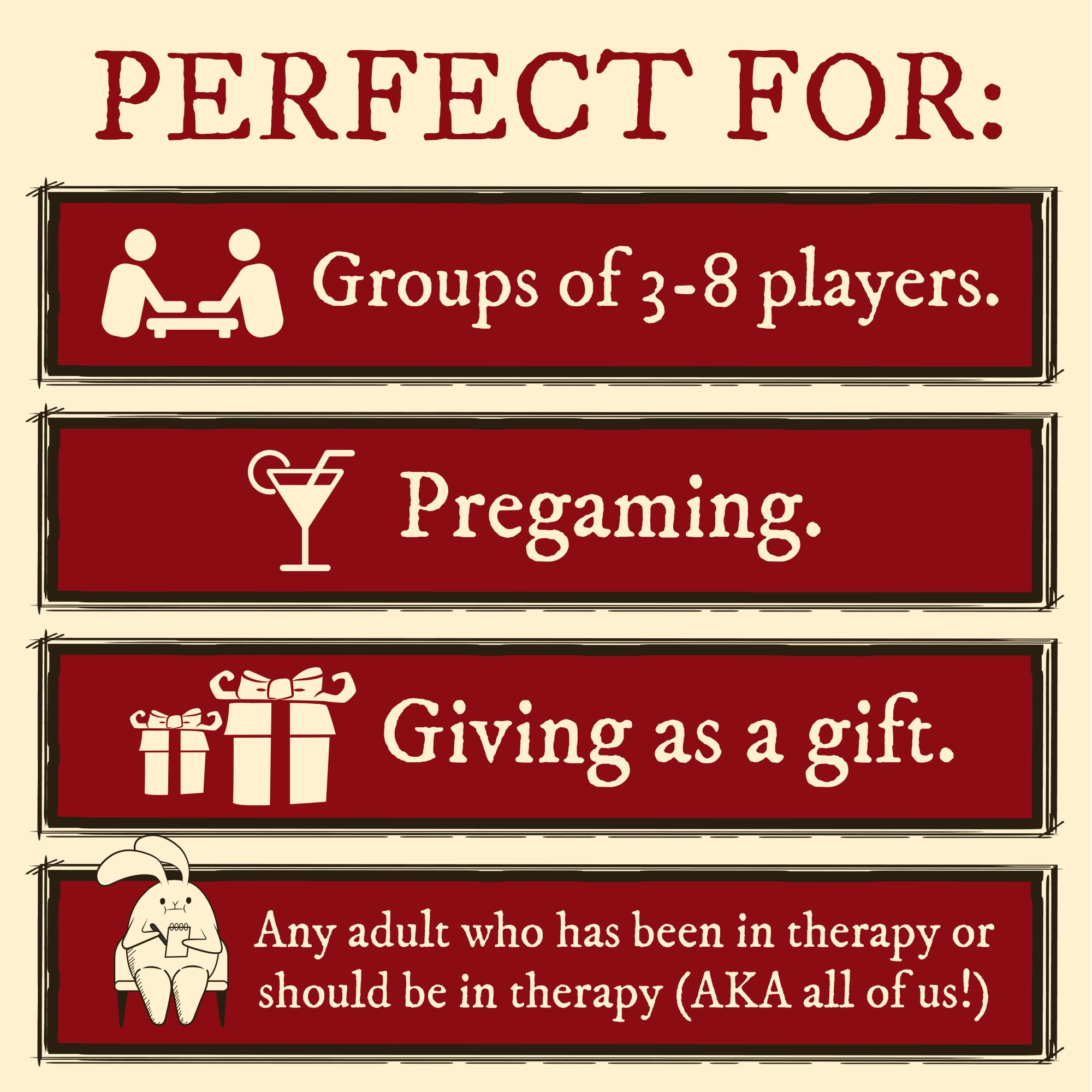 Exploding Kittens Horrible Therapist: Extra Horrible Edition Card Game for 3-8 Players Aged 17+ 4