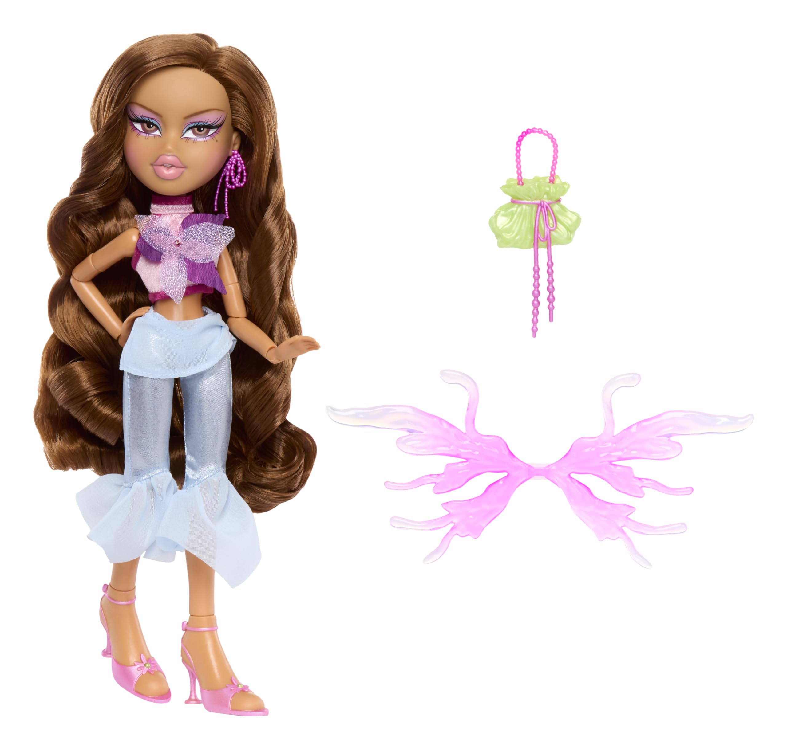 Bratz Fashion Pixiez Yasmin - Collectible Fantasy Doll with Transformable Wings, Real Fashions & Accessories 10