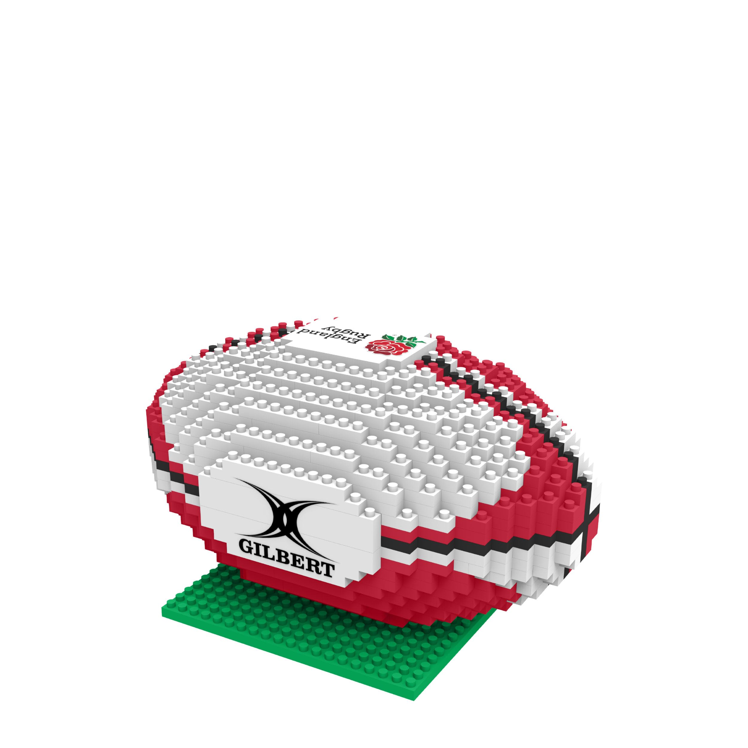 FOCO BRXLZ Officially Licensed RFU Rugby Ball Building Set | 712 Pieces | Ages 12+