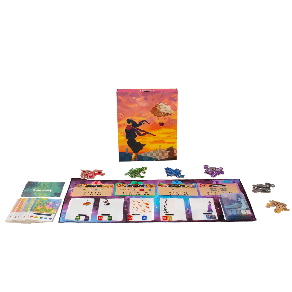 Canvas Board Game - 1 to 5 Players, Ages 14+, 30 Minutes