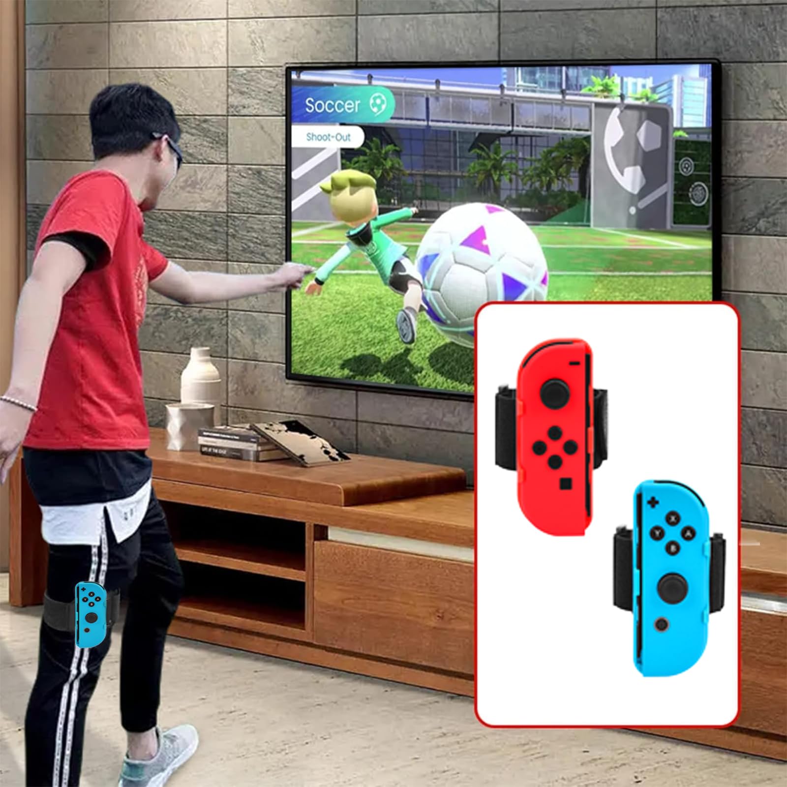 HLRAO 10 in 1 Nintendo Switch Sports Accessories Bundle for Switch & OLED Model 14
