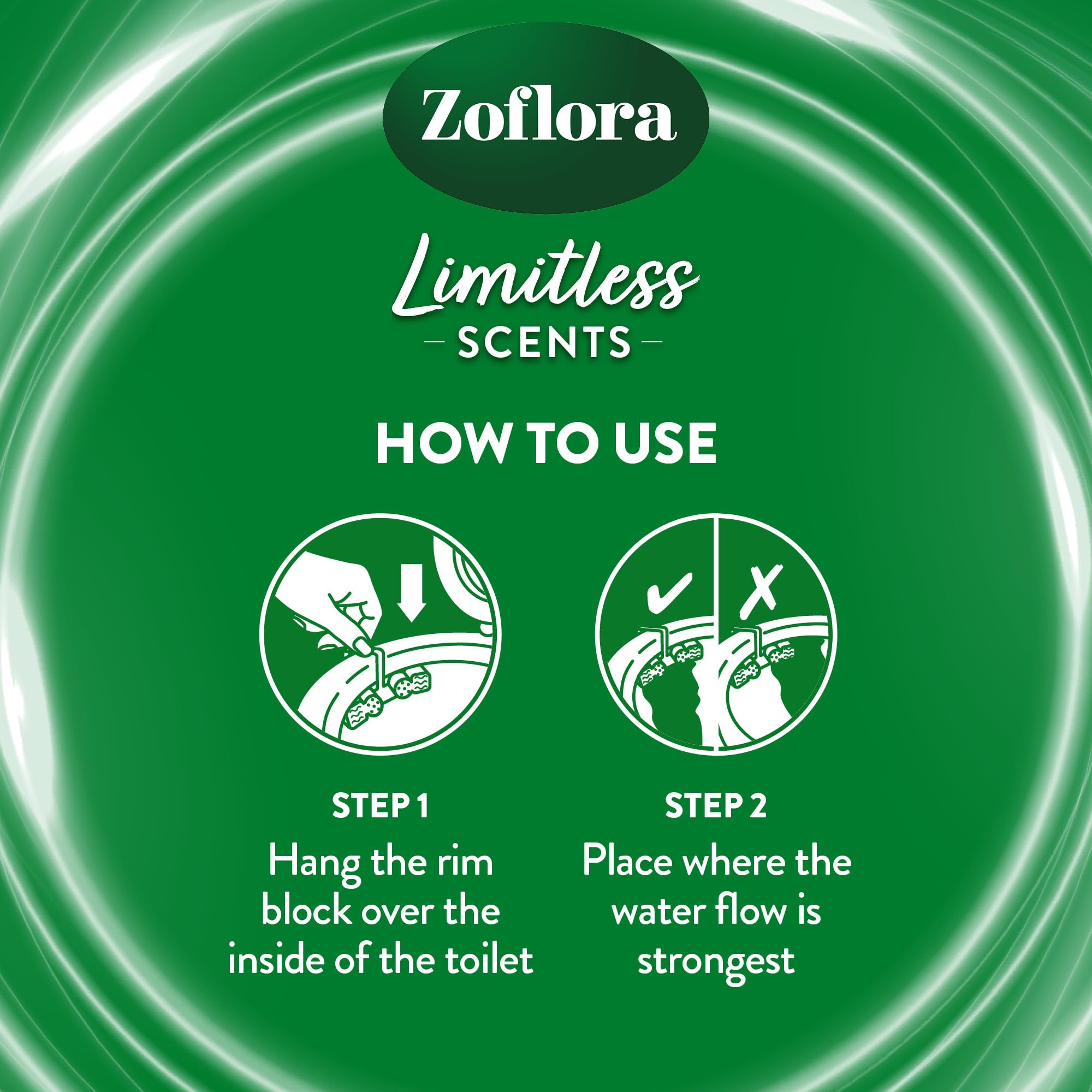 Zoflora Grapefruit & Lime Toilet Rim Blocks - Long-Lasting Fragrance, Limescale Prevention | 2 x 131g Pack 7