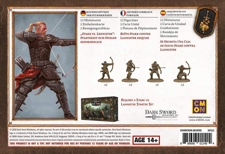 CMON A Song of Ice and Fire: Tabletop Miniatures Game - Stormcrow Archers Unit Box (SIF1512)