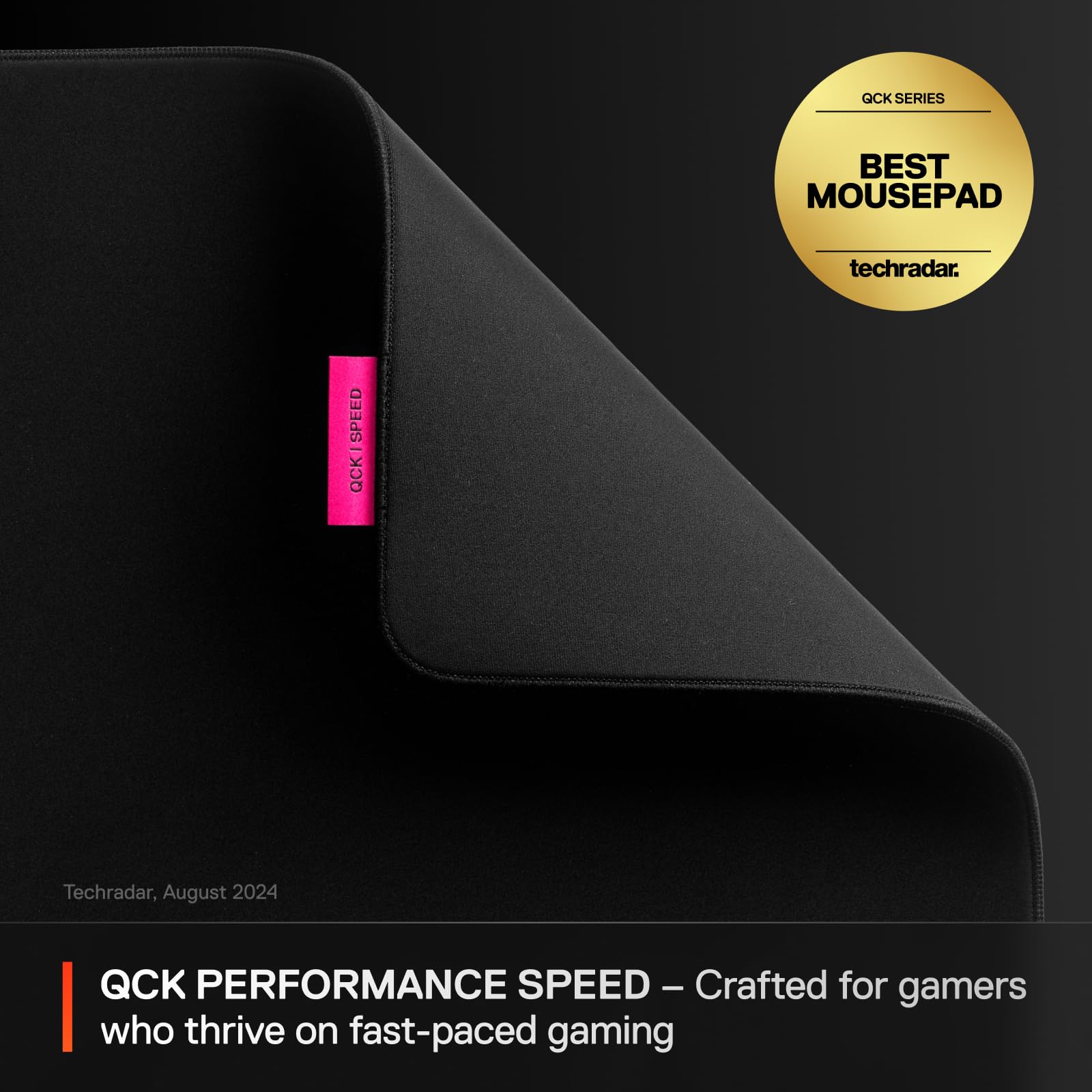SteelSeries QcK L Gaming Mousepad - Speed Surface | 490x420mm | 3.5mm Thick 2