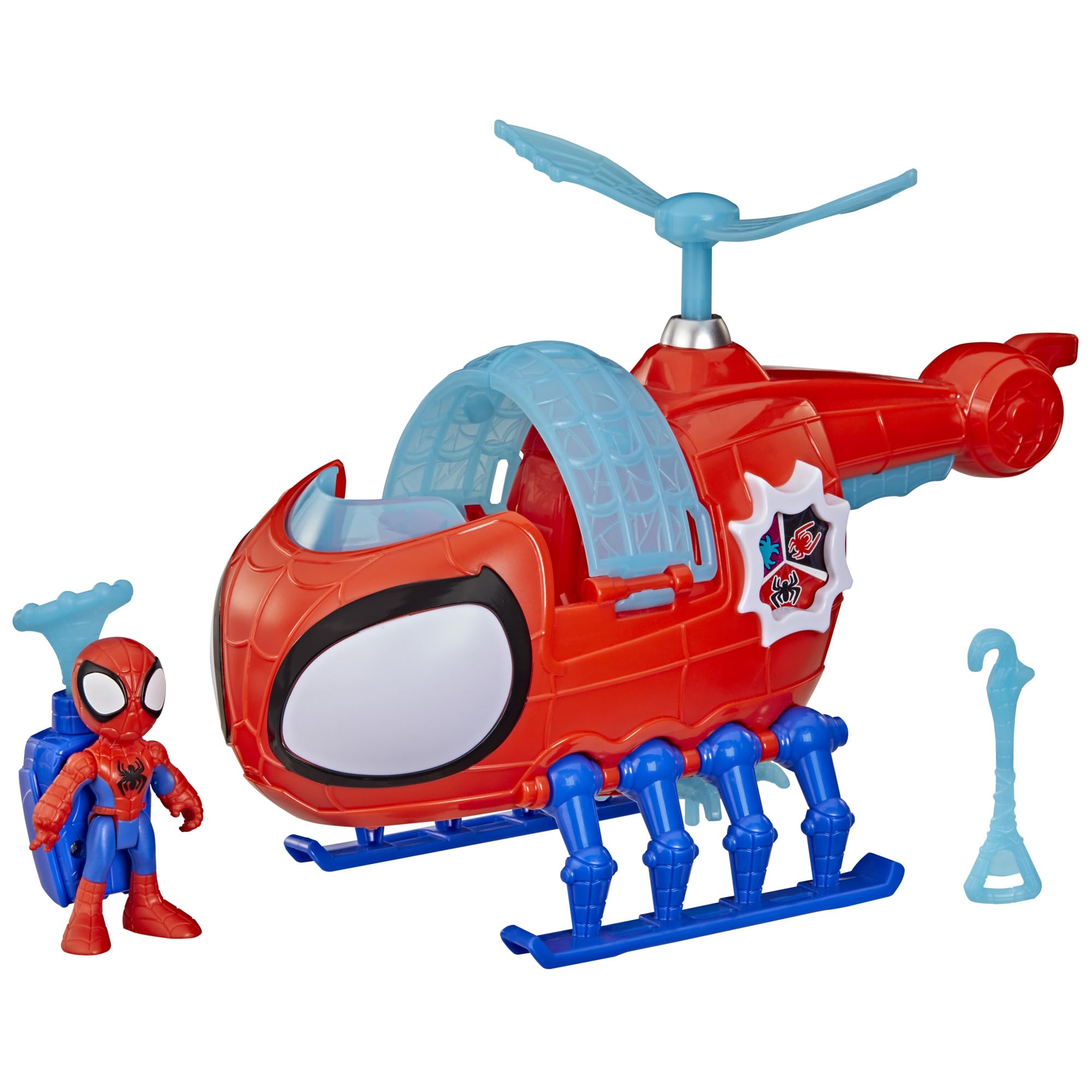 SPIDEY AND HIS AMAZING FRIENDS Team Spidey Copter with 7.6-cm Spidey Figure | Plastic | Ages 3+