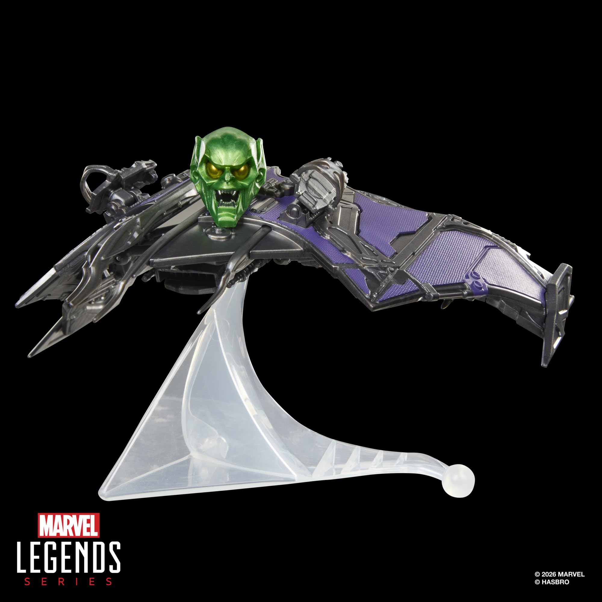 Marvel Legends Green Goblin Action Figure - 15 cm Scale, 9 Accessories, Ages 4+ 9