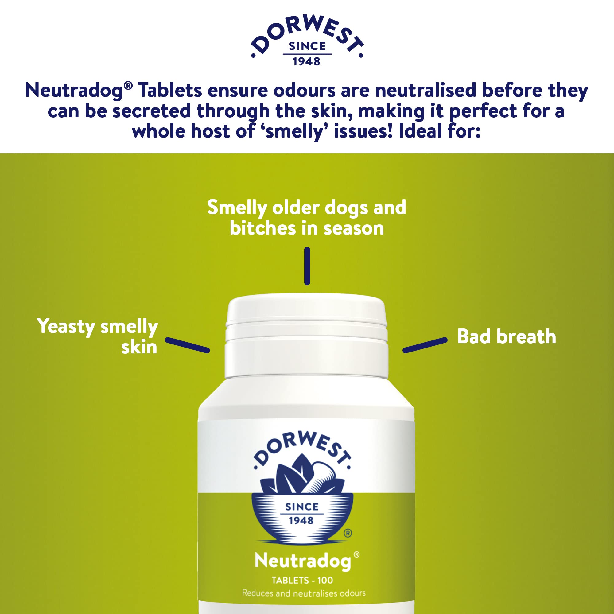 DORWEST HERBS Neutradog Tablets for Dogs and Cats - 100 Count 3