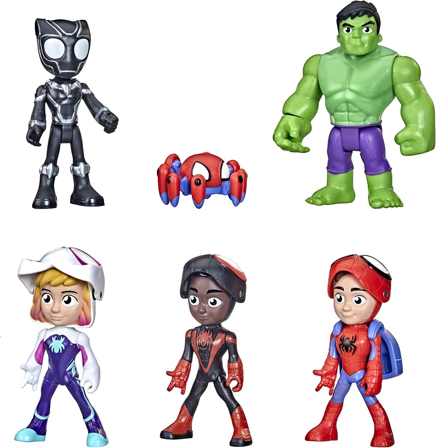 Hasbro Spidey and His Amazing Friends Marvel Hero Reveal Multipack Action Figures - 4 Inch, Ages 3+