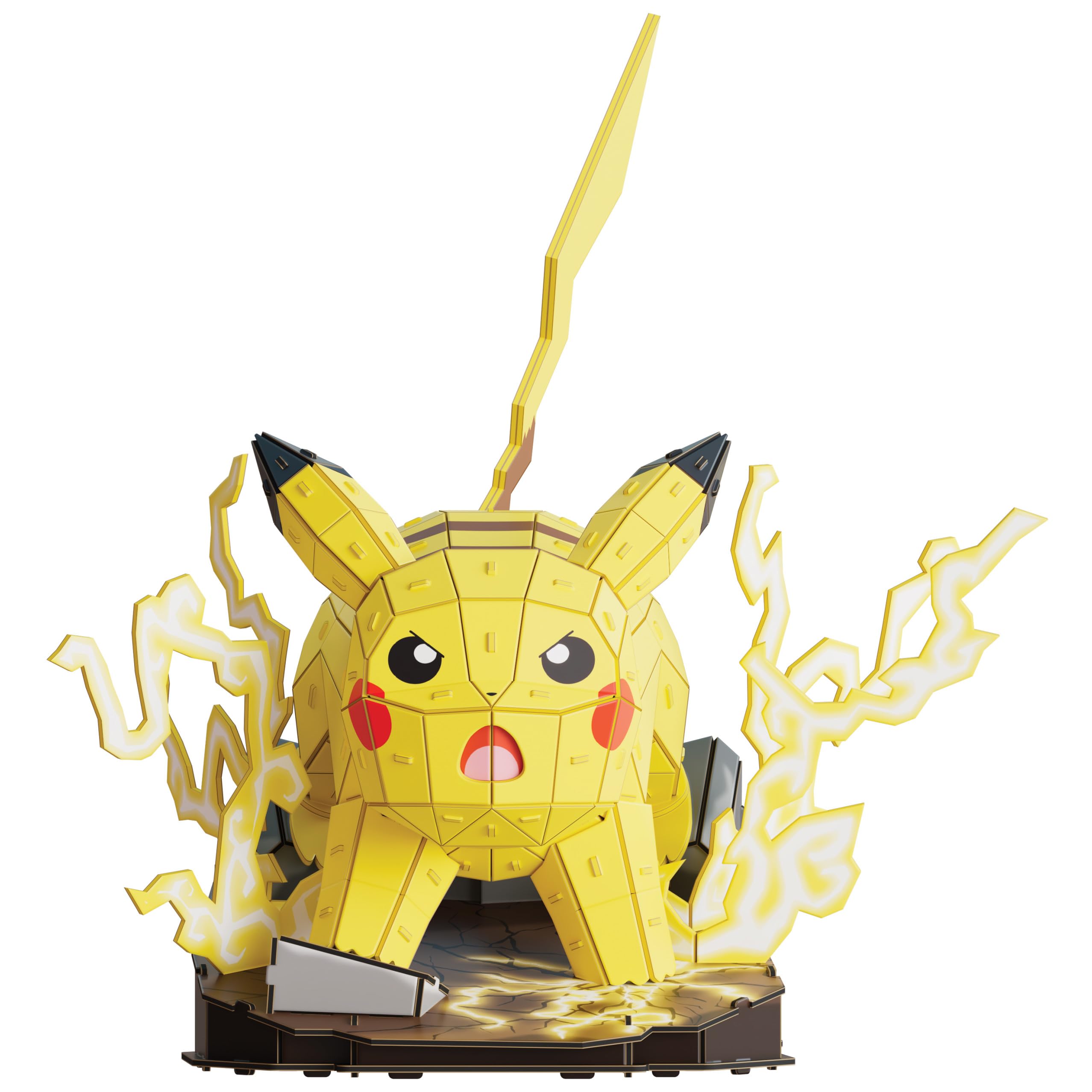 4D Build Pokémon Pikachu 3D Model Kit - 201-Piece Building Puzzle for Ages 12+