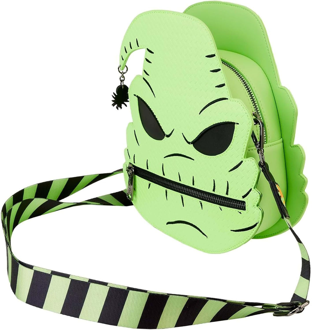 Loungefly Nightmare Before Christmas Oogie Boogie Glow Crossbody Bag (WDTB2848)