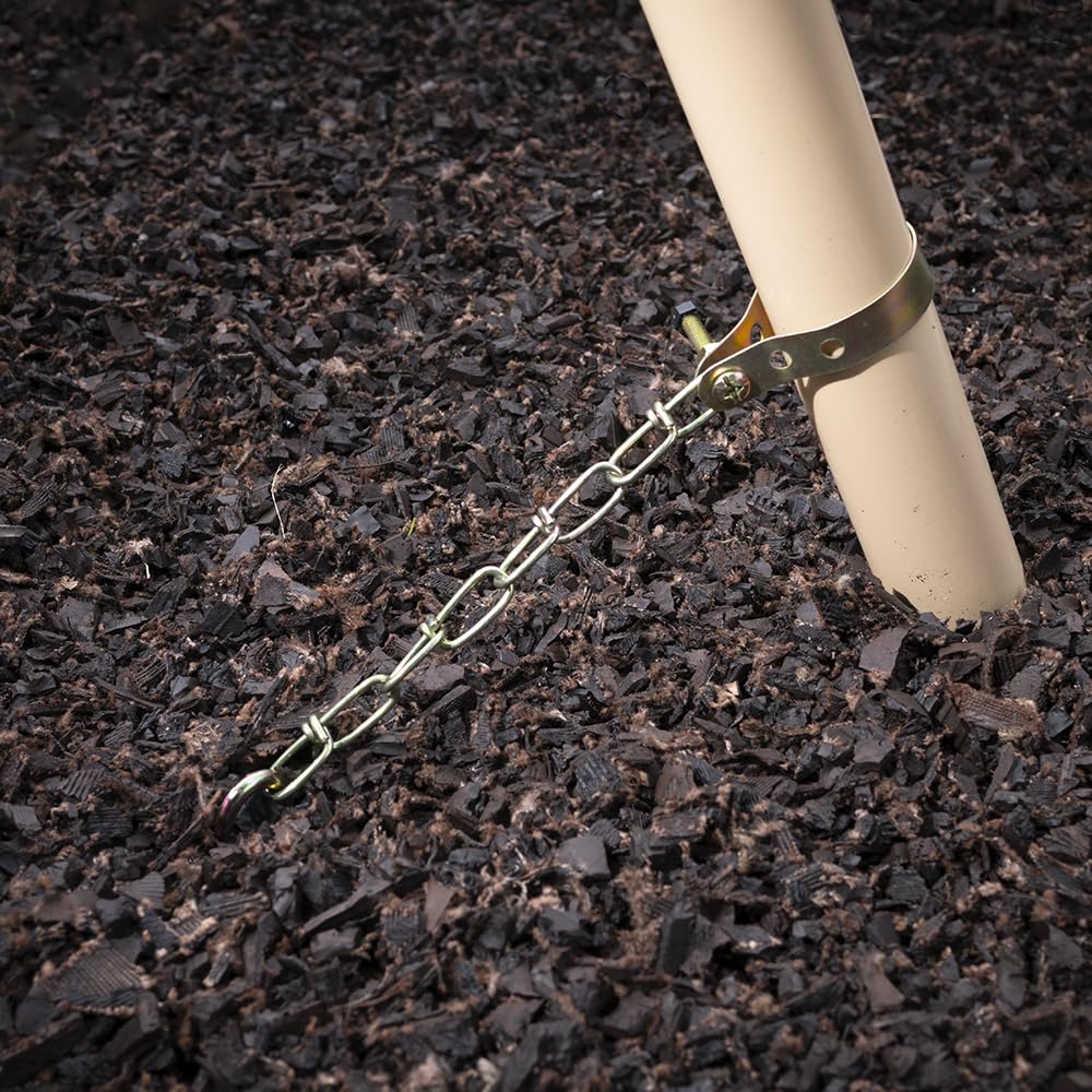 XDP Recreation 70113 Metal Ground Anchor Kit for Swing Sets, Trampolines, & Patio Furniture | 4 Pack