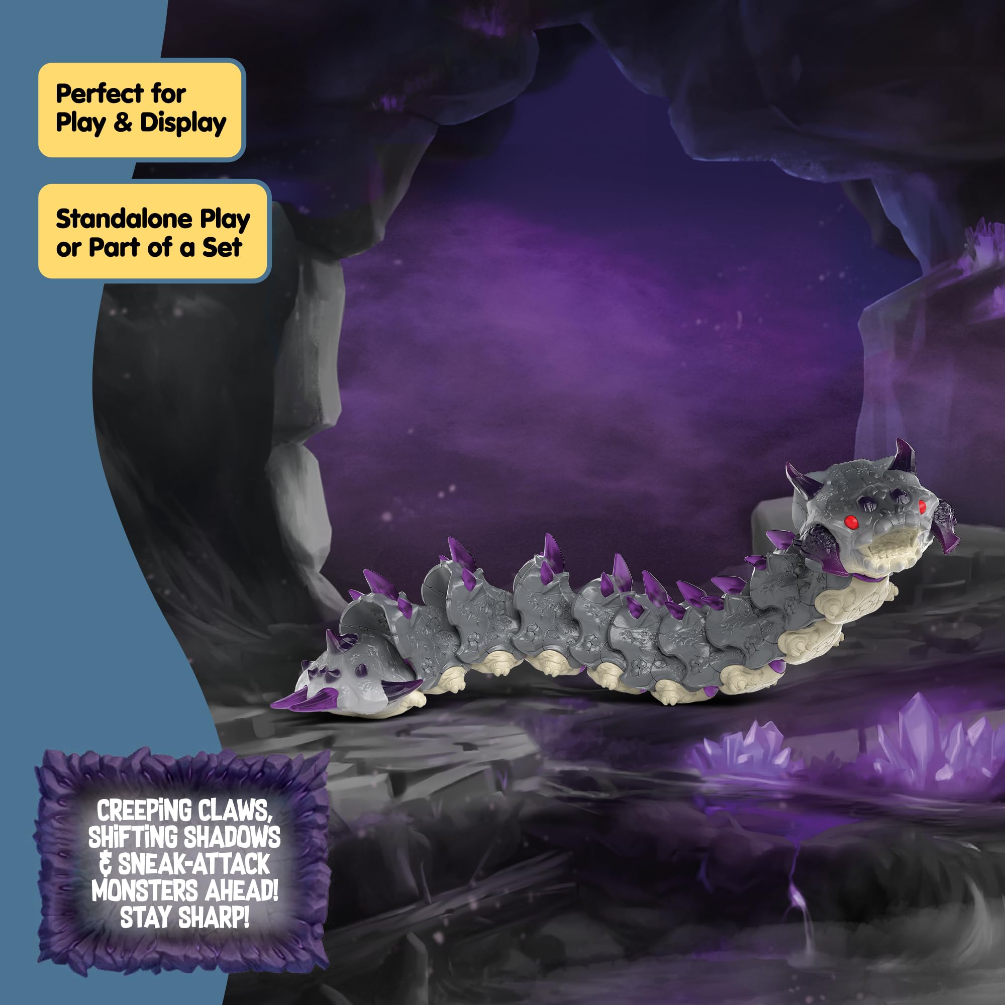 Schleich 70830 Shadow Worm - Fantasy Action Figure from Eldrador Creatures, Ages 3+ 17