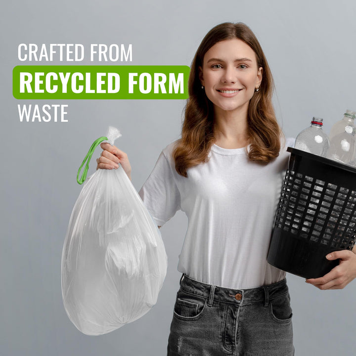 EcoBag Eco360 Extra Strong Drawstring Bin Liners 30L - 20 Bags