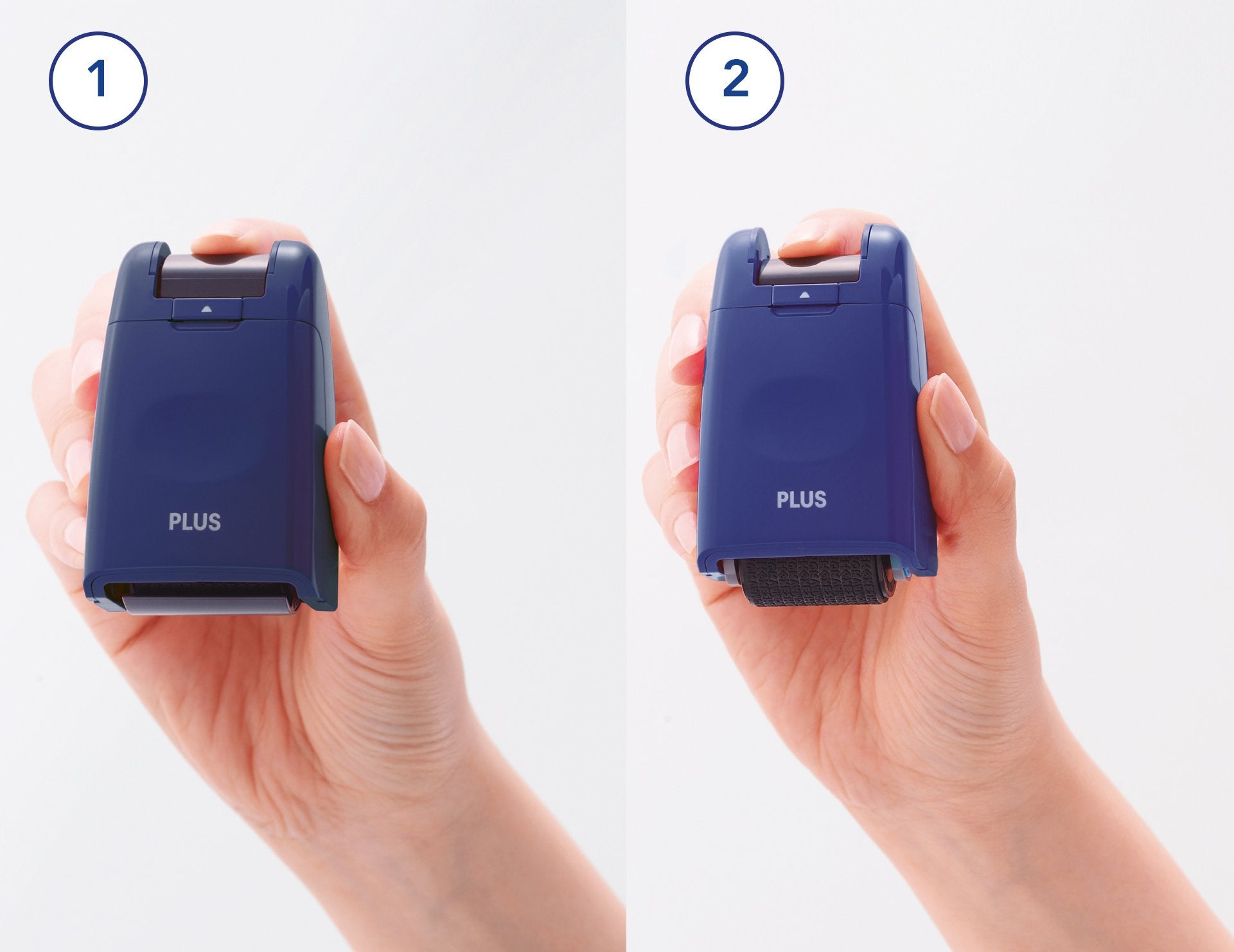 PLUS Guard-Your-ID Camouflage Roller Stamp - Identity Theft Protection | Blue Ink | 50m Capacity 3