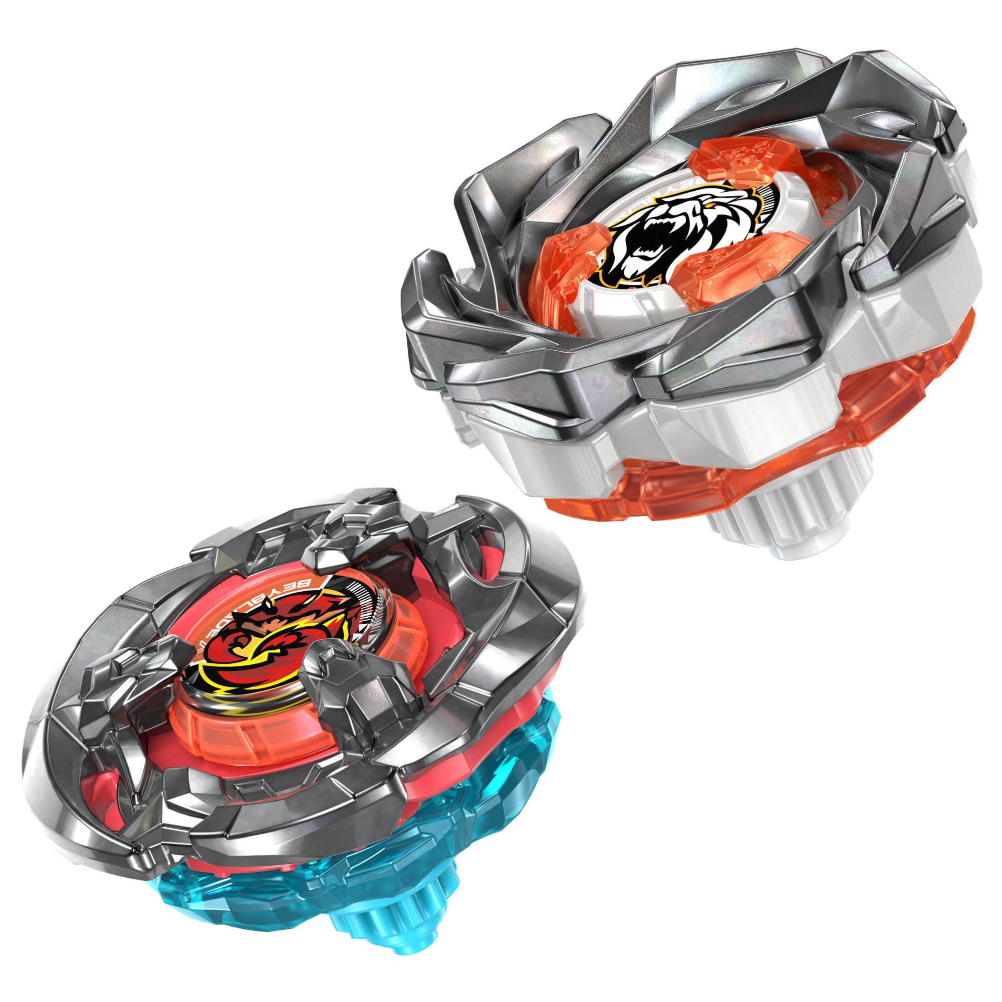 Hasbro Beyblade X Clamp Crab 9-65S BX & Crest Leon 4-55A UX Dual Pack - Ages 8+ 3