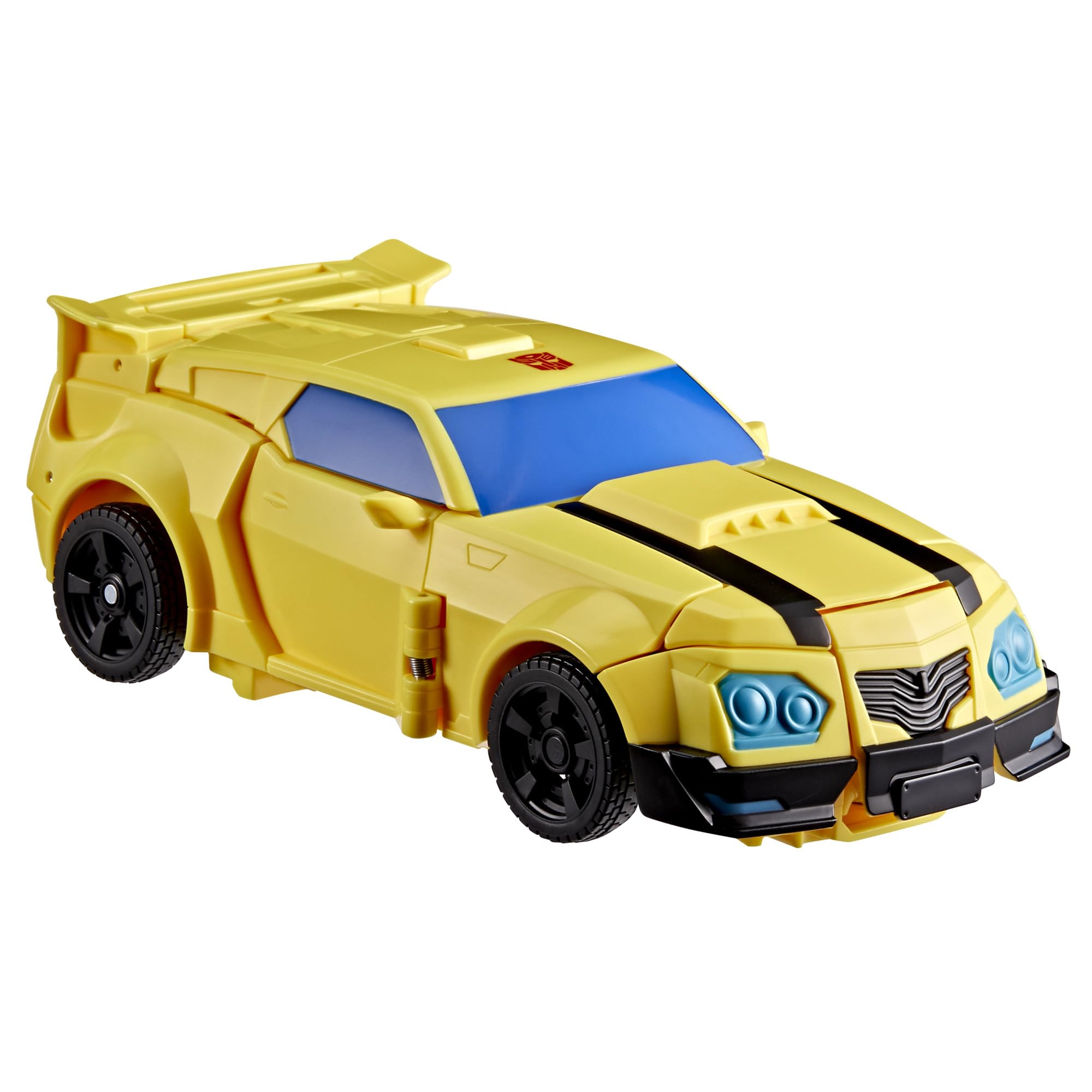 Transformers Bumblebee Smash Changers Action Figure | 8-Inch Robot | Yellow Plastic 4