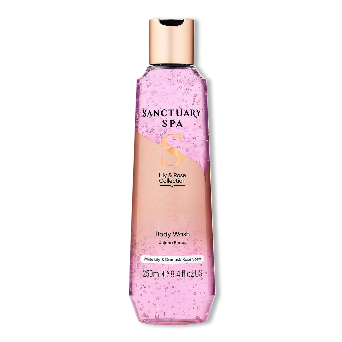Sanctuary Spa Lily & Rose Shower Gel Body Wash - 250 ml, Vegan & Cruelty Free