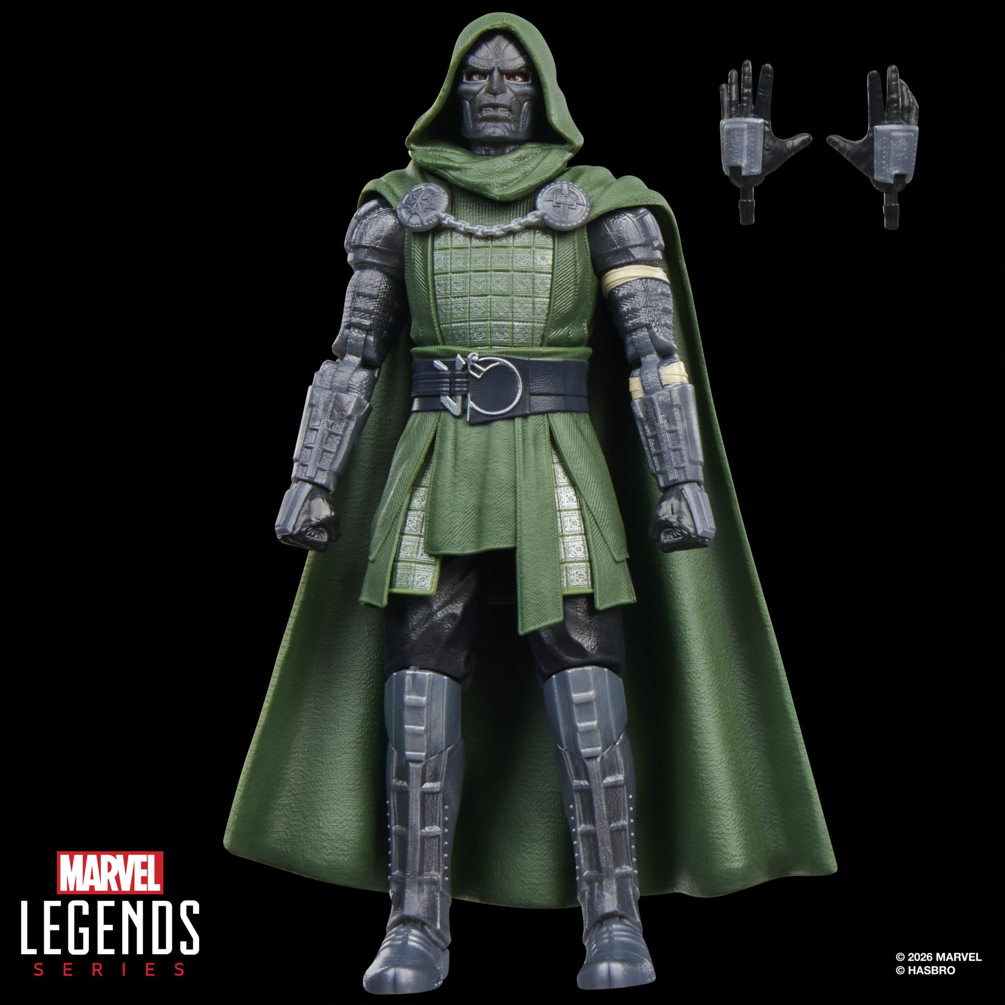 Marvel Doctor Doom Action Figure - 15cm Scale, Ages 4+, Includes 2 Accessories 8