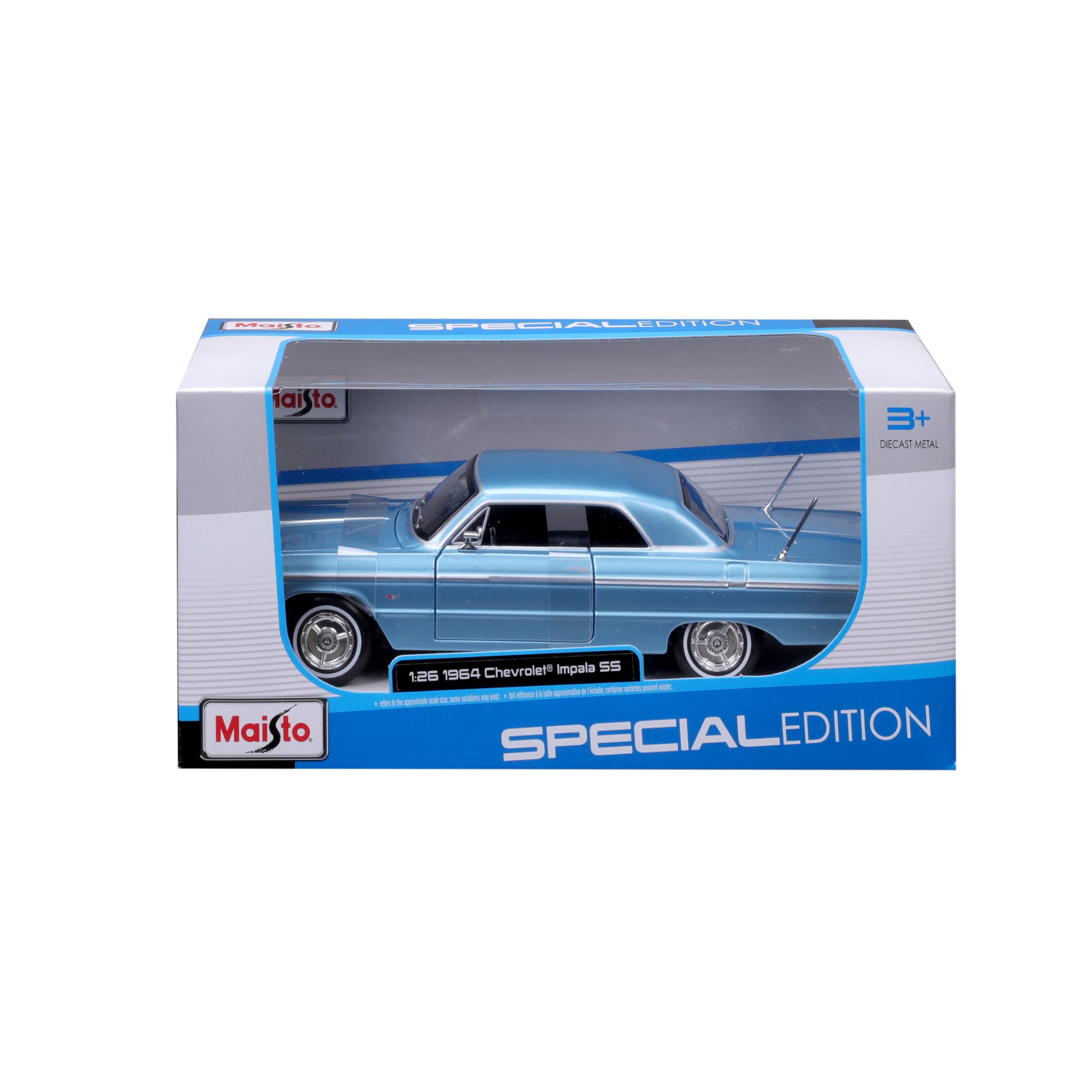 Maisto 1964 CHEVROLET IMPALA Classic Car - 1:24 Scale Die-Cast Replica Model 7