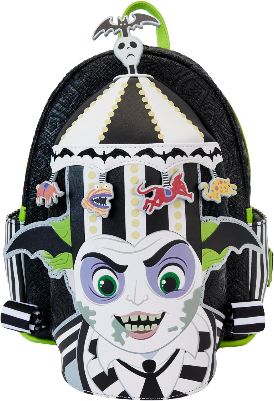 Loungefly Beetlejuice Carousel Hat Light Up Mini Backpack (Multi)