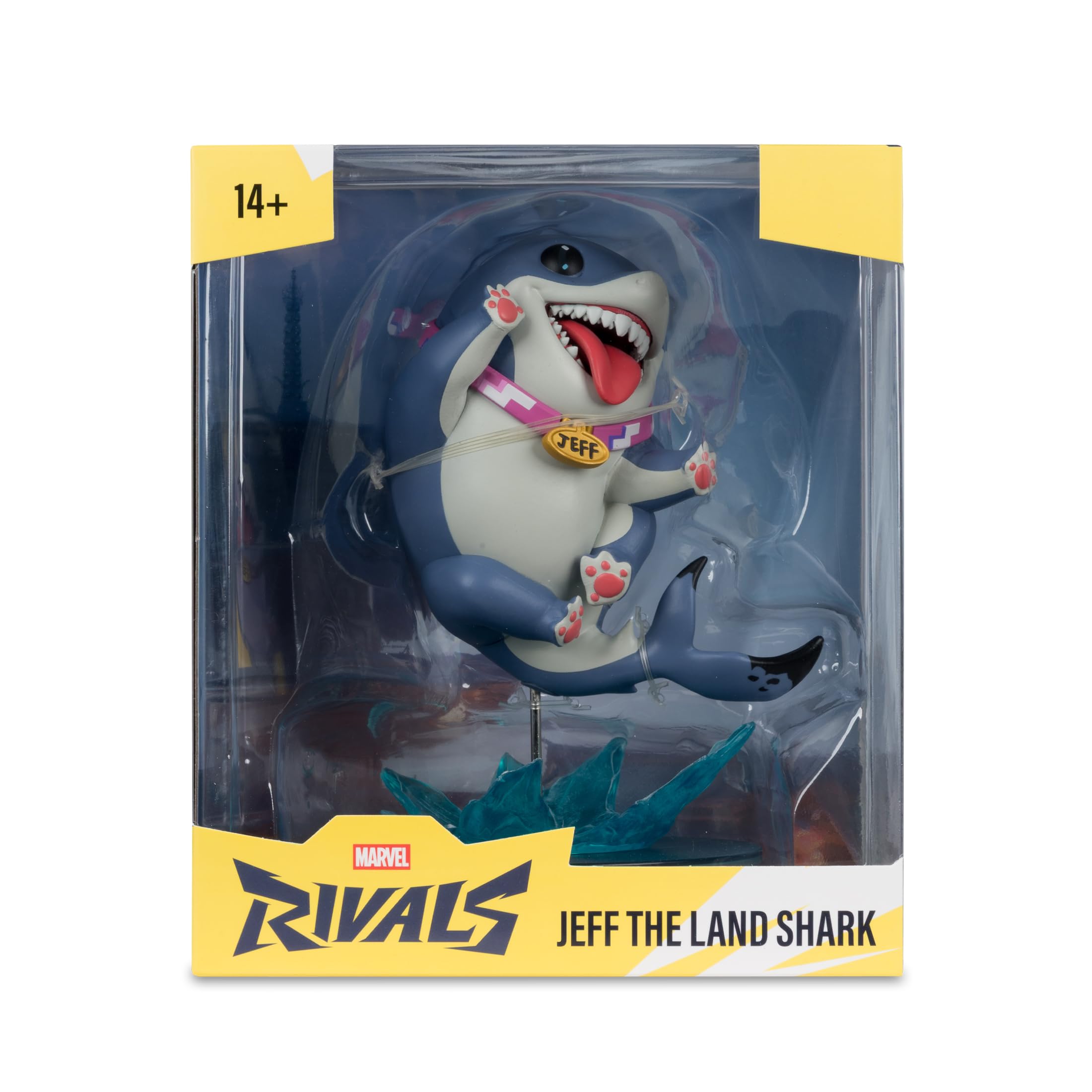 McFarlane Marvel Rivals Jeff The Land Shark Collectible Figure - 1:10 Scale, 7.75" Tall 4