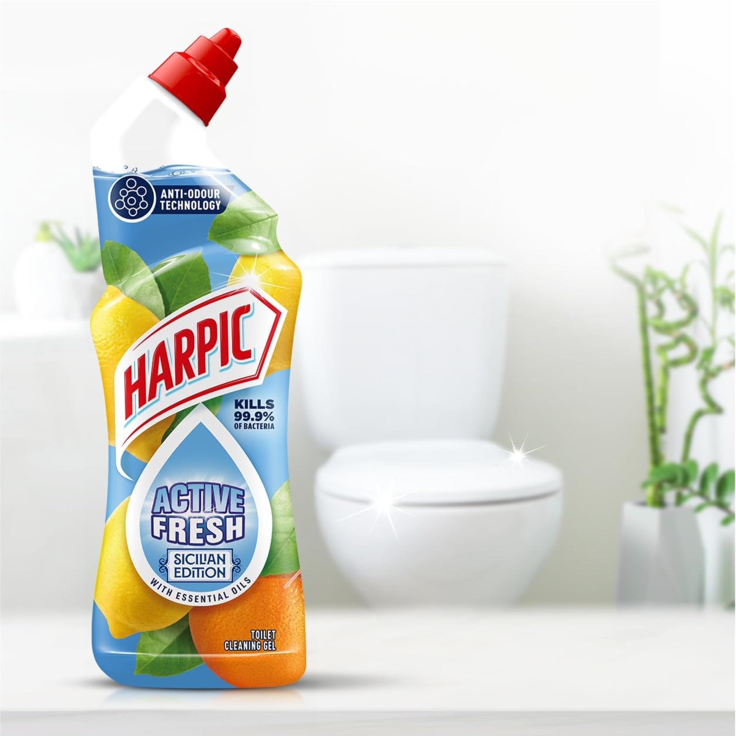 Harpic - Active Fresh Toilet Cleaning Gel Sicilian Lemon 750ml 1