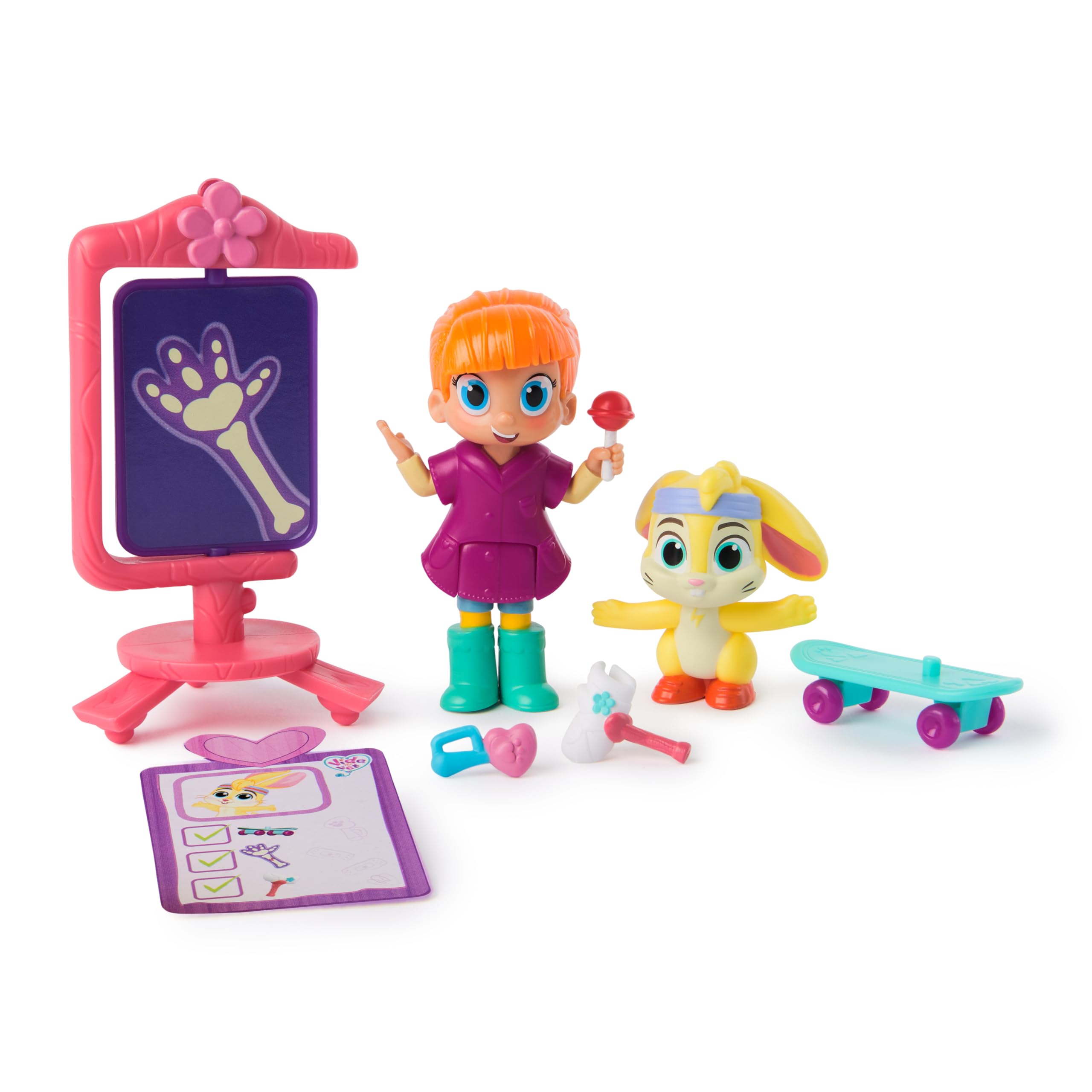 Vida the Vet Zig Zag’s Cast & Care Pack with 2 Figures and 5 Accessories | Ages 3+ 2