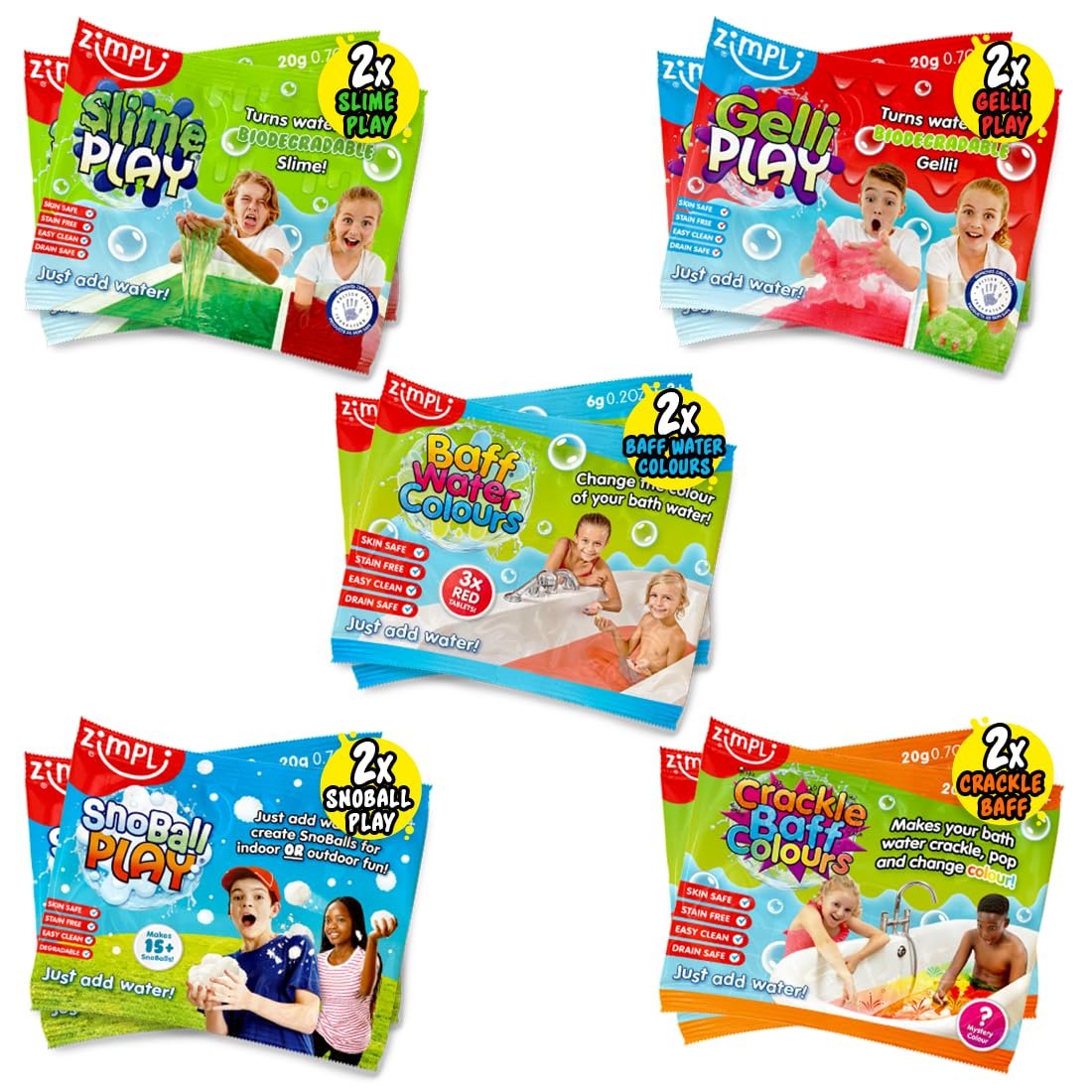 Zimpli Kids Christmas Multi Pack Party Bag Fillers - 10 Fun Uses for Kids Ages 3+ 7