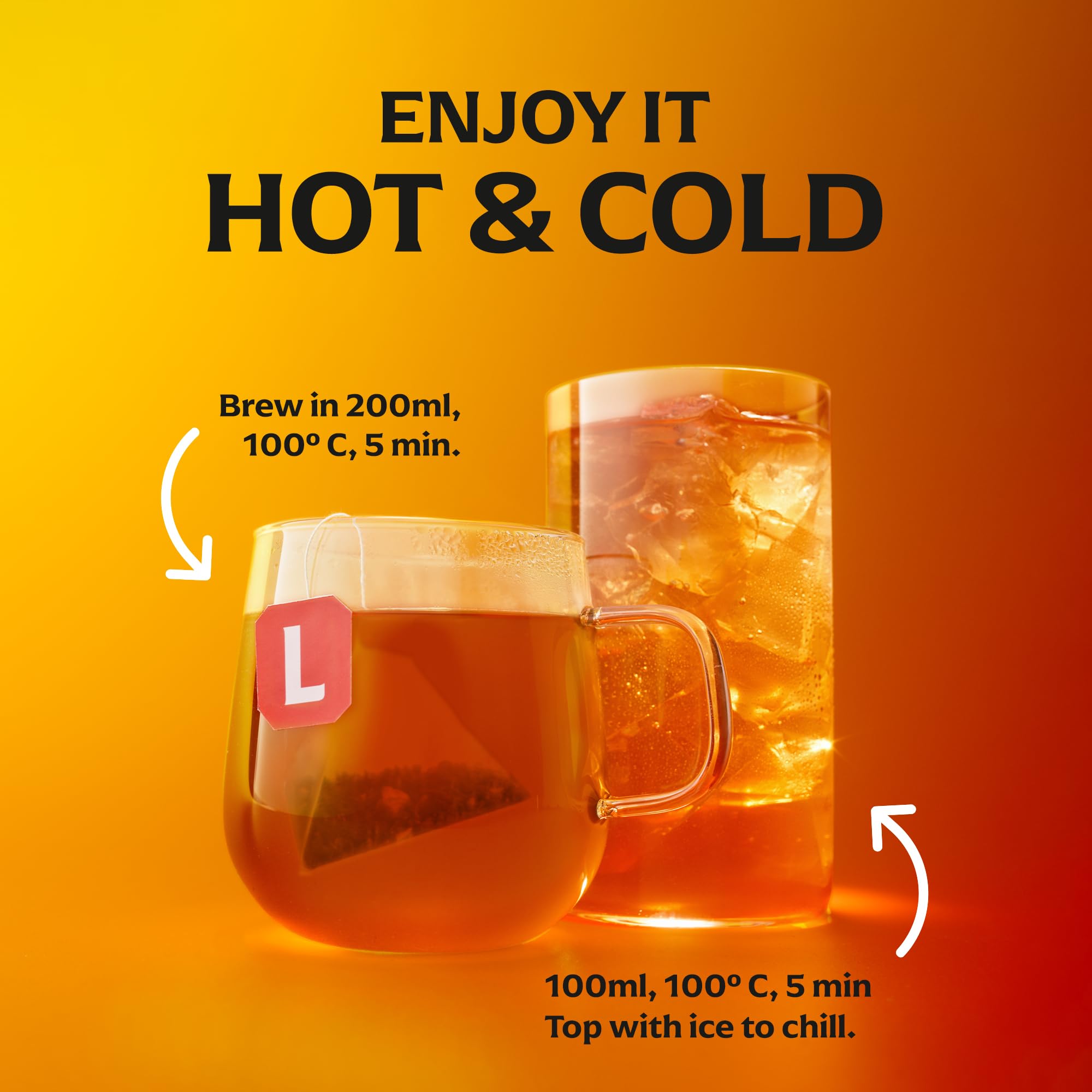 Lipton - Peach Paradise Fruit Infusion Herbal Tea Bags 4