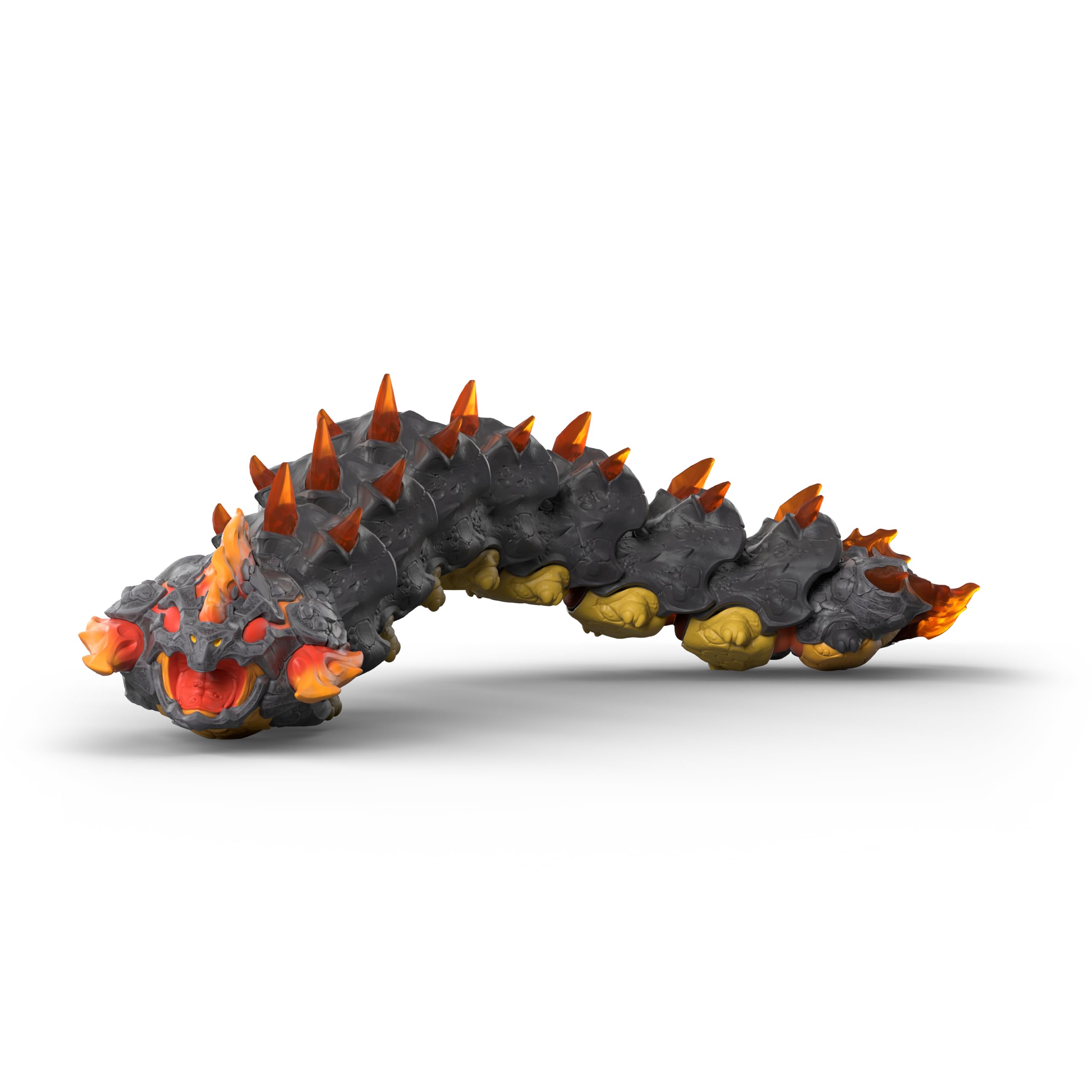 Schleich Eldrador Fire Worm Toy Figurine - Ages 7+ | 25cm Length | 70864