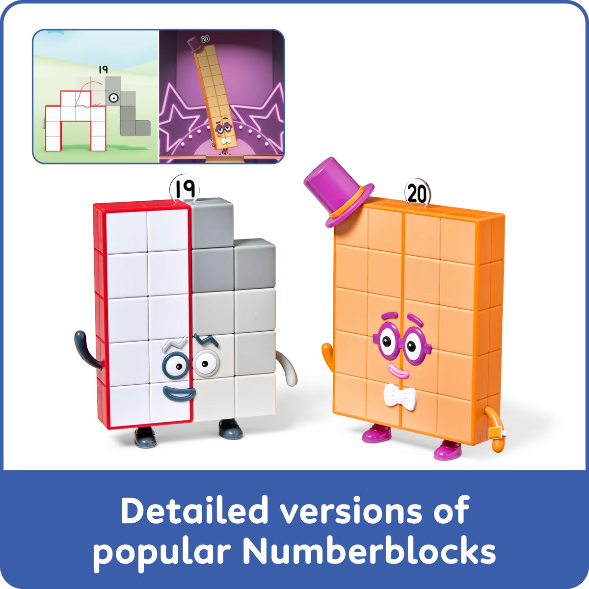 Learning Resources Numberblocks Friends Nineteen and Twenty Figures - 2 Figures, Ages 3+