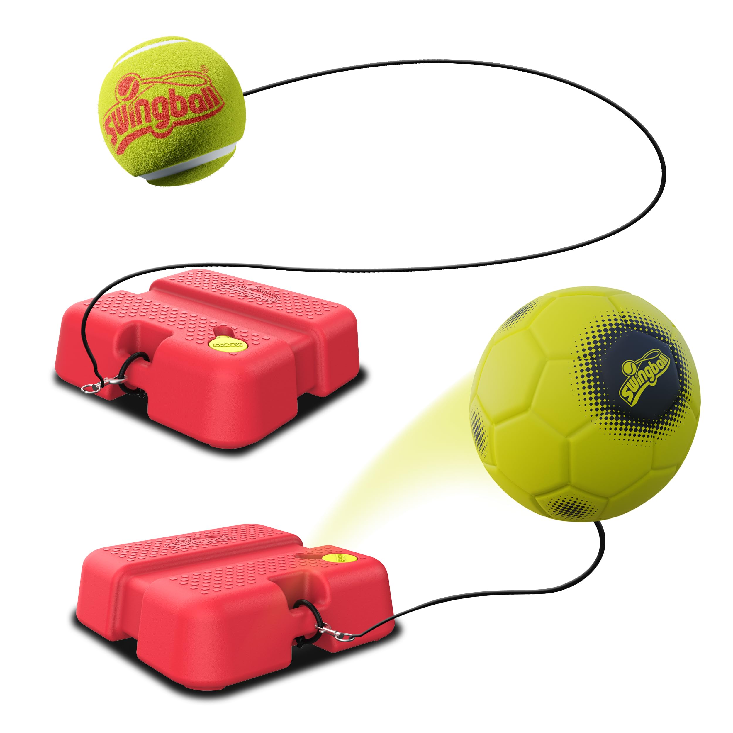 Swingball 2 in 1 All Surface Reflex Soccer and Tennis Trainer | Ages 6+ | Plastic