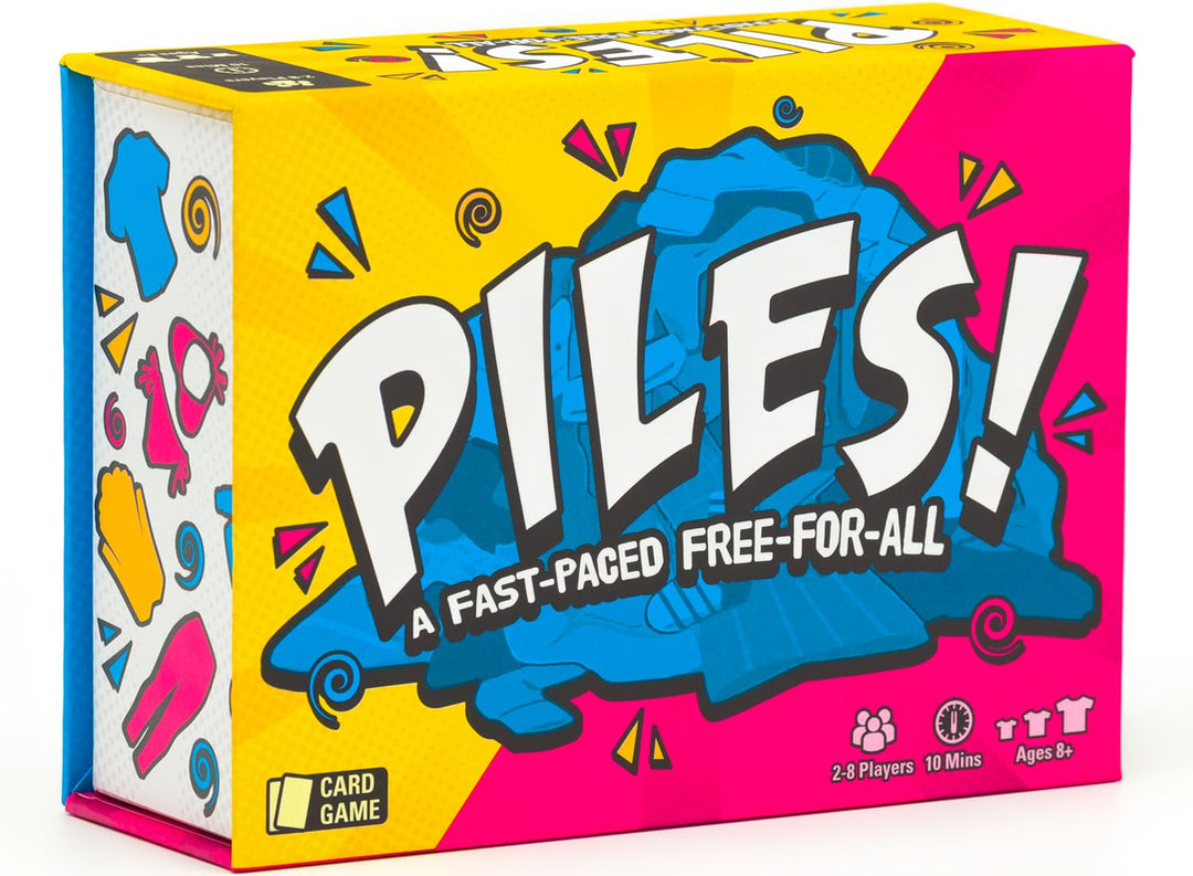 Lost Boy Entertainment Piles Card Game for Kids 8 and Up