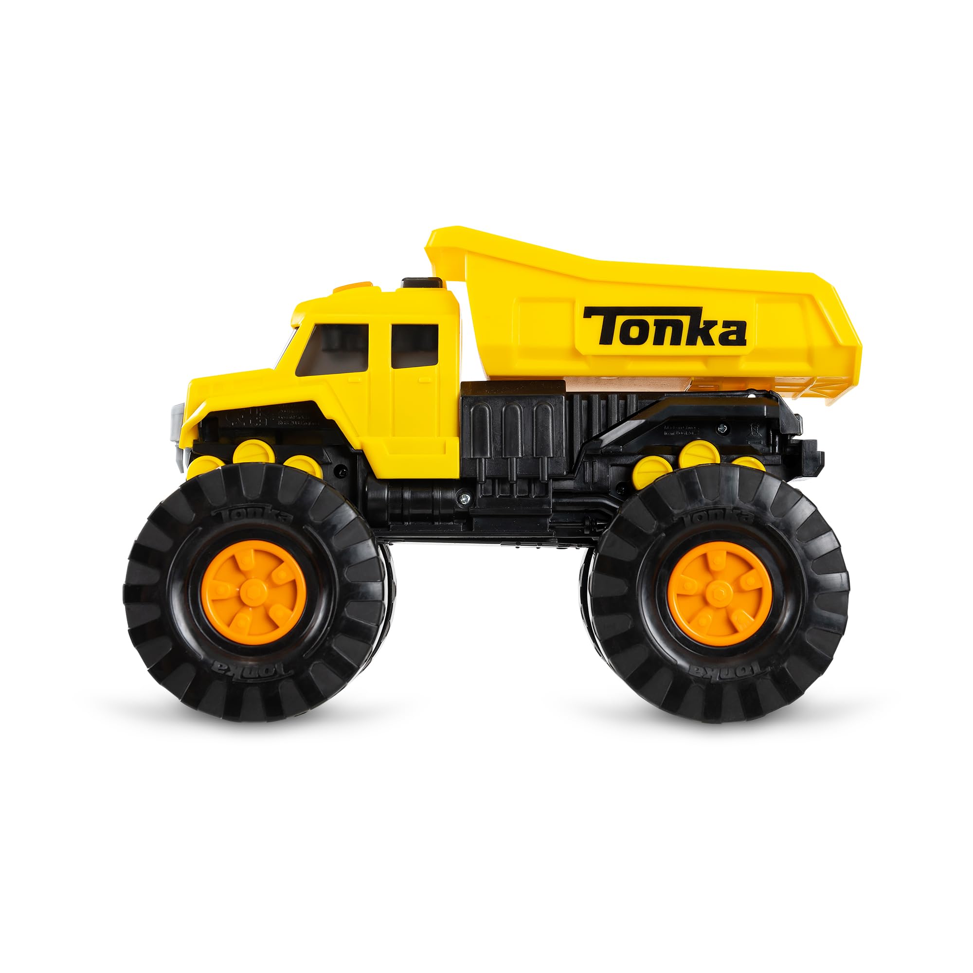 Tonka Mega Machines Dump Truck - Lights & Sounds, Working Dump Bed | Ages 3+ 5