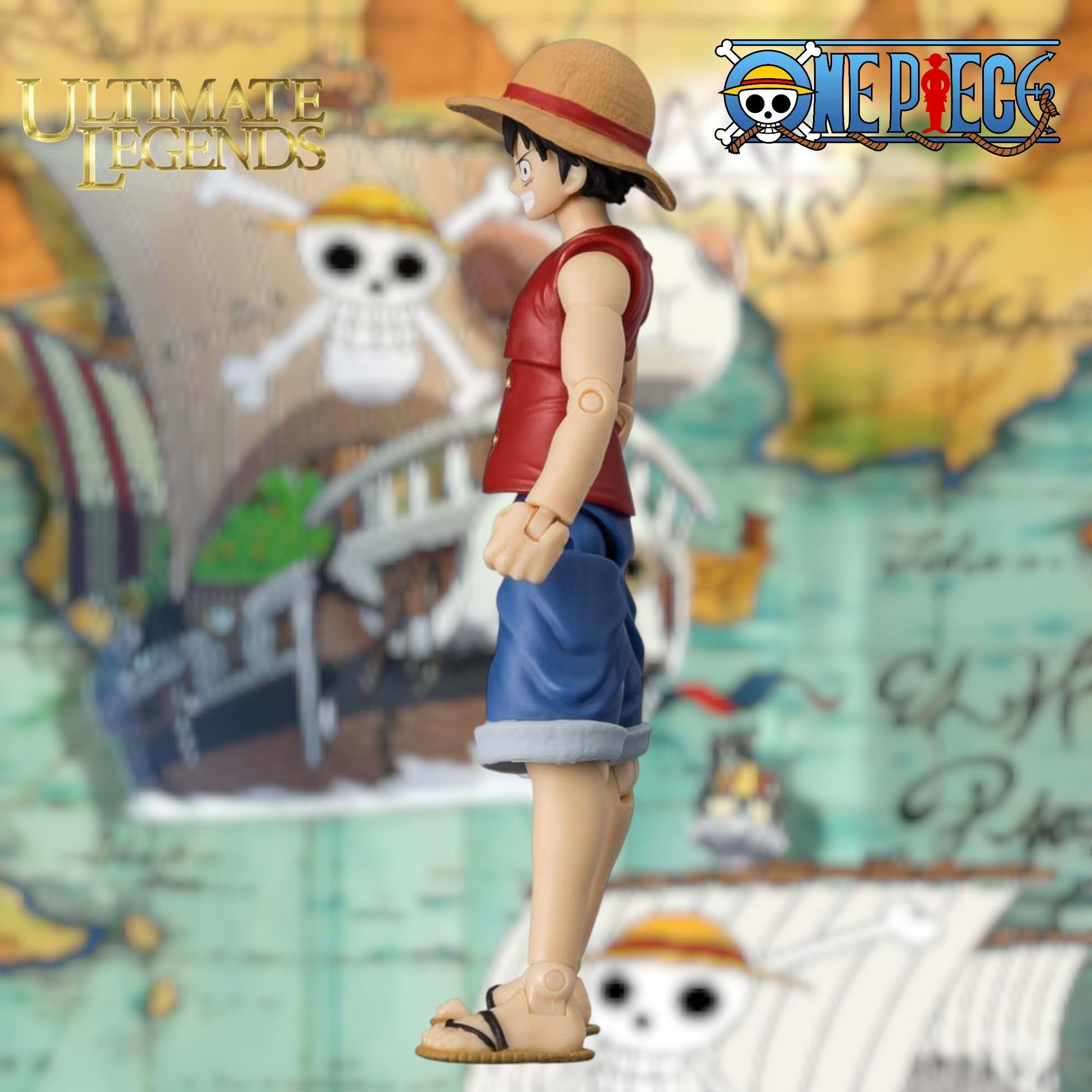 BANDAI Ultimate Legends Luffy Action Figure - 12.5cm Posable Anime Figure with Accessories 5