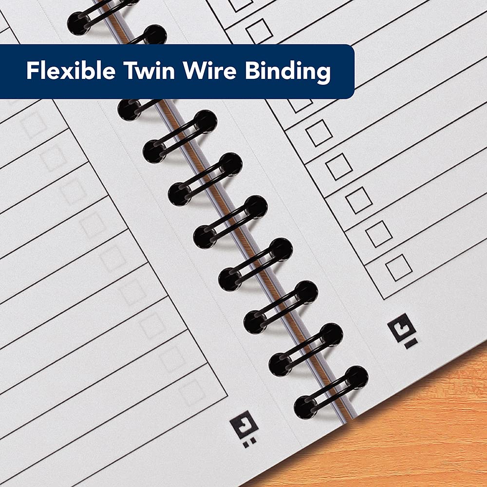 Oxford My Notes To Do List Notebook - Wirebound, 230 Page, Navy Blue | Scribzee Compatible 4
