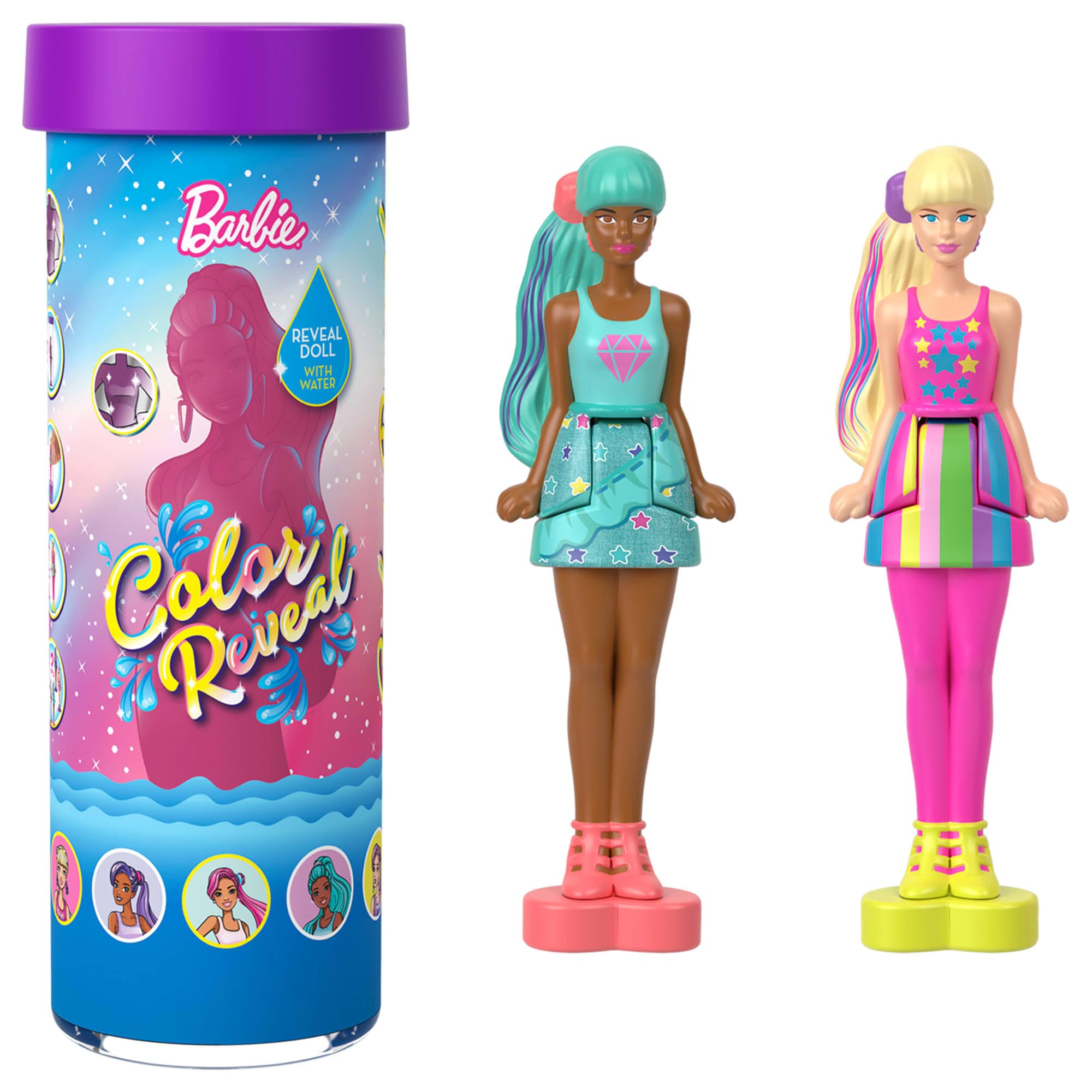Barbie Mini BarbieLand Reveal Dolls 5-Pack - 1.5-inch Surprise Unboxing Dolls for Kids 4+ 4